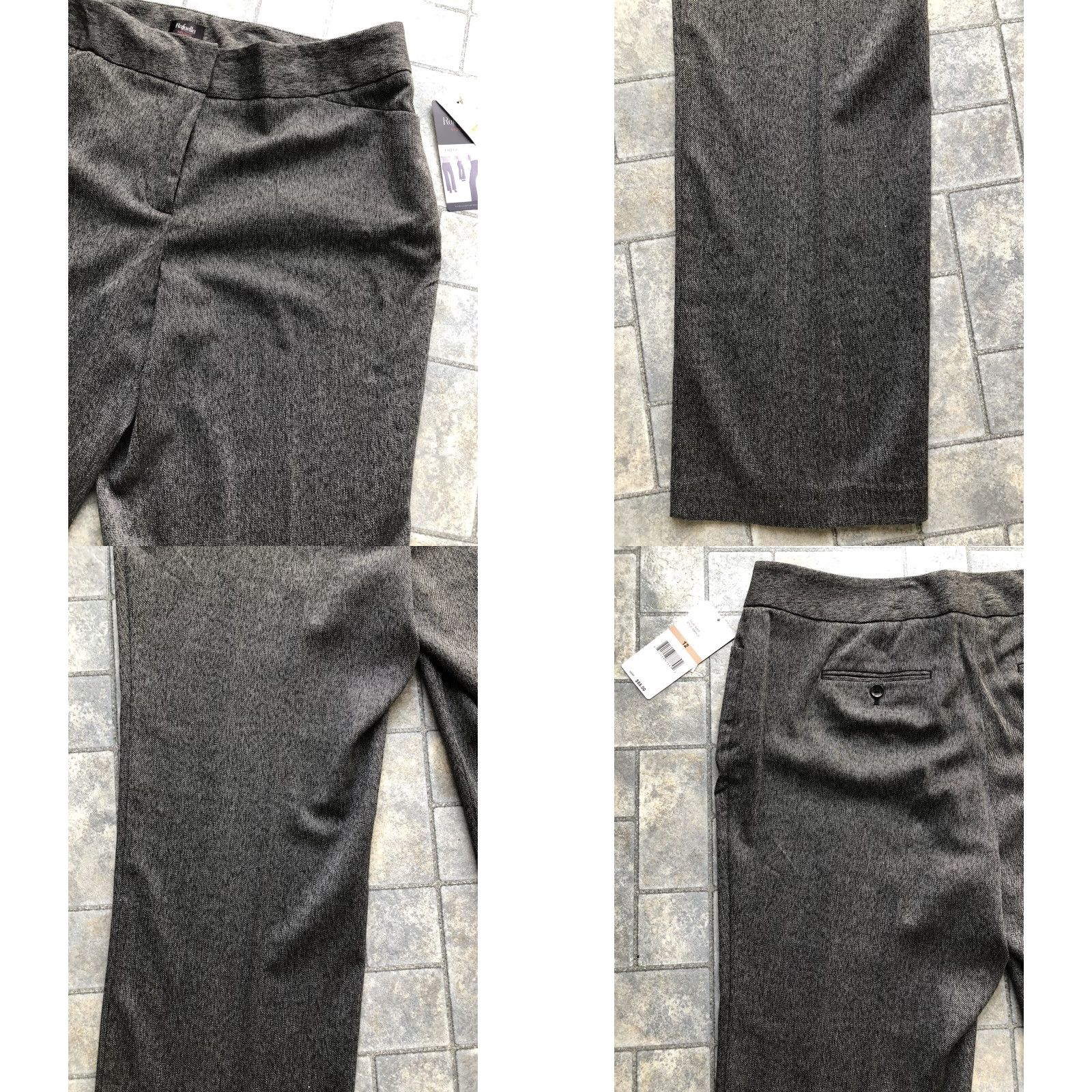 Vintage VINTAGE NWT New Rafaella Studio Pants Curvy Defined Waist Higher Back Rise Size 12 Black Size 34" / US 12 / IT 48 - 9 Thumbnail