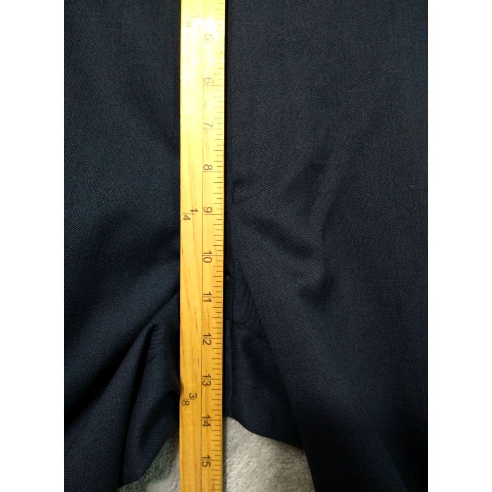 Chaps Chaps Pants Mens 40x30 Blue Wool Dress Tapered Front Flat Front Trouser Preppy Vintage: No Category: Pants Size US 40 / EU 56 - 4 Thumbnail