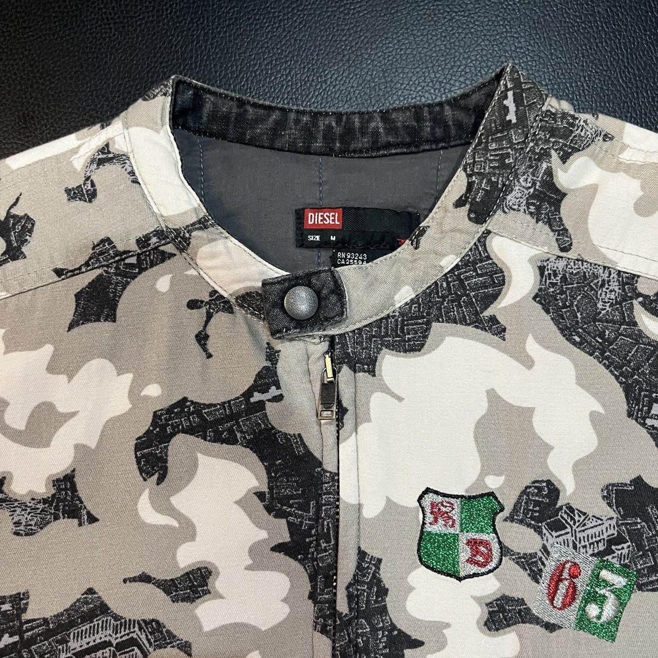 Diesel diesel biker camo white jacket Size US M / EU 48-50 / 2 - 4 Thumbnail