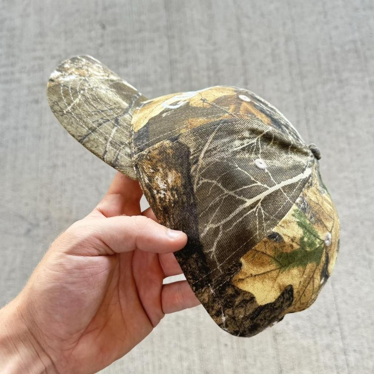 Realtree × Vintage Vintage 90s Style Real Tree Camo Reverse Cowgirl Trucker Hat Size ONE SIZE - 4 Thumbnail