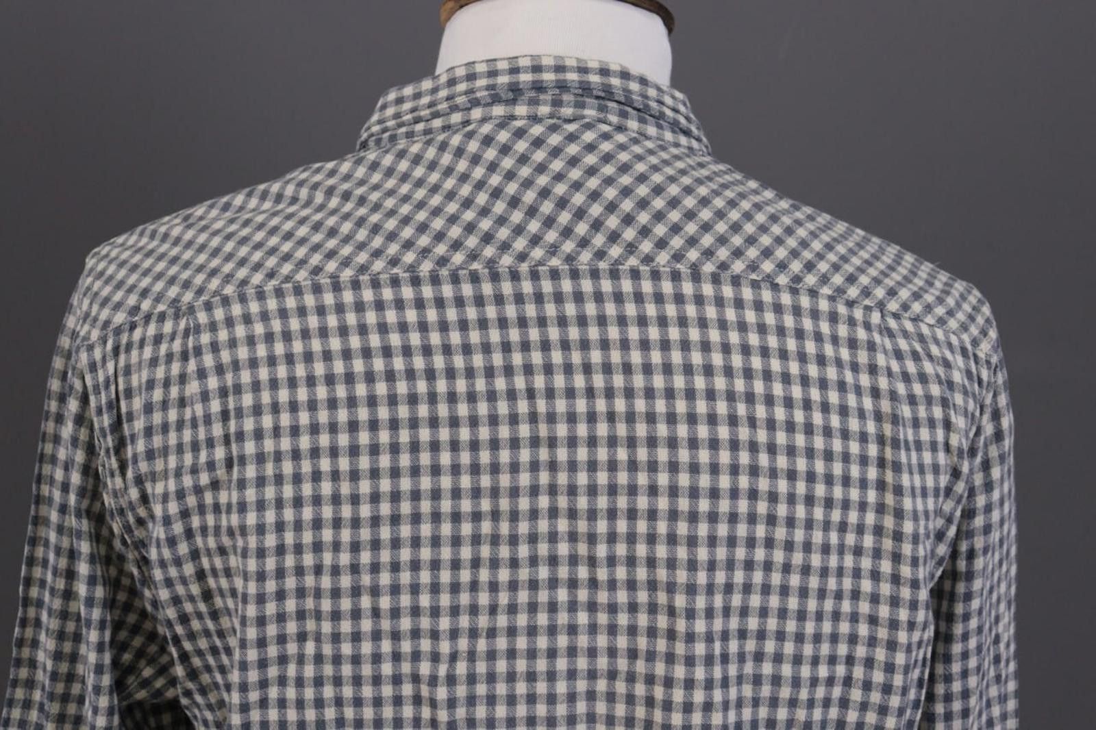 Denim & Supply Ralph Lauren Denim & Supply Ralph Lauren Gray Check Overshirt Shirt XL Size US XL / EU 56 / 4 - 11 Thumbnail