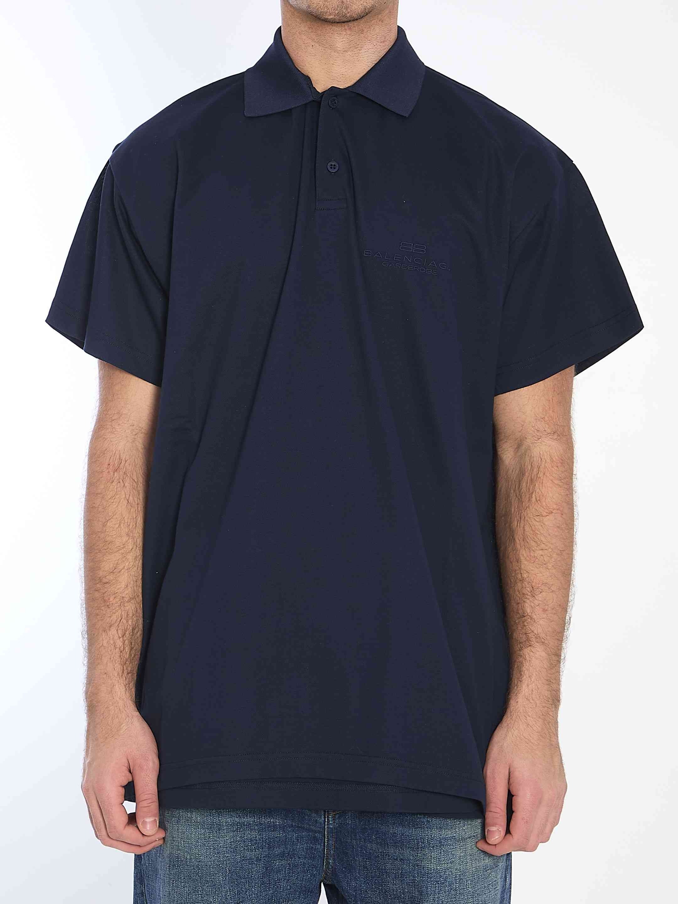 BALENCIAGA Paris Horse Polo Shirt
