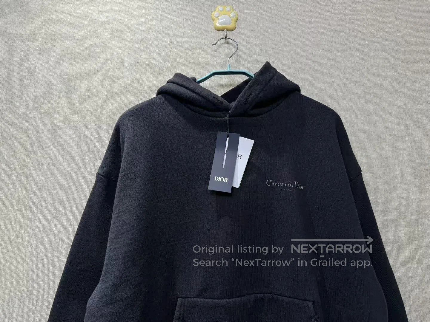 Dior DIOR Black Distressed Slogan Hoodie. Size US L / EU 52-54 / 3 - 2 Thumbnail