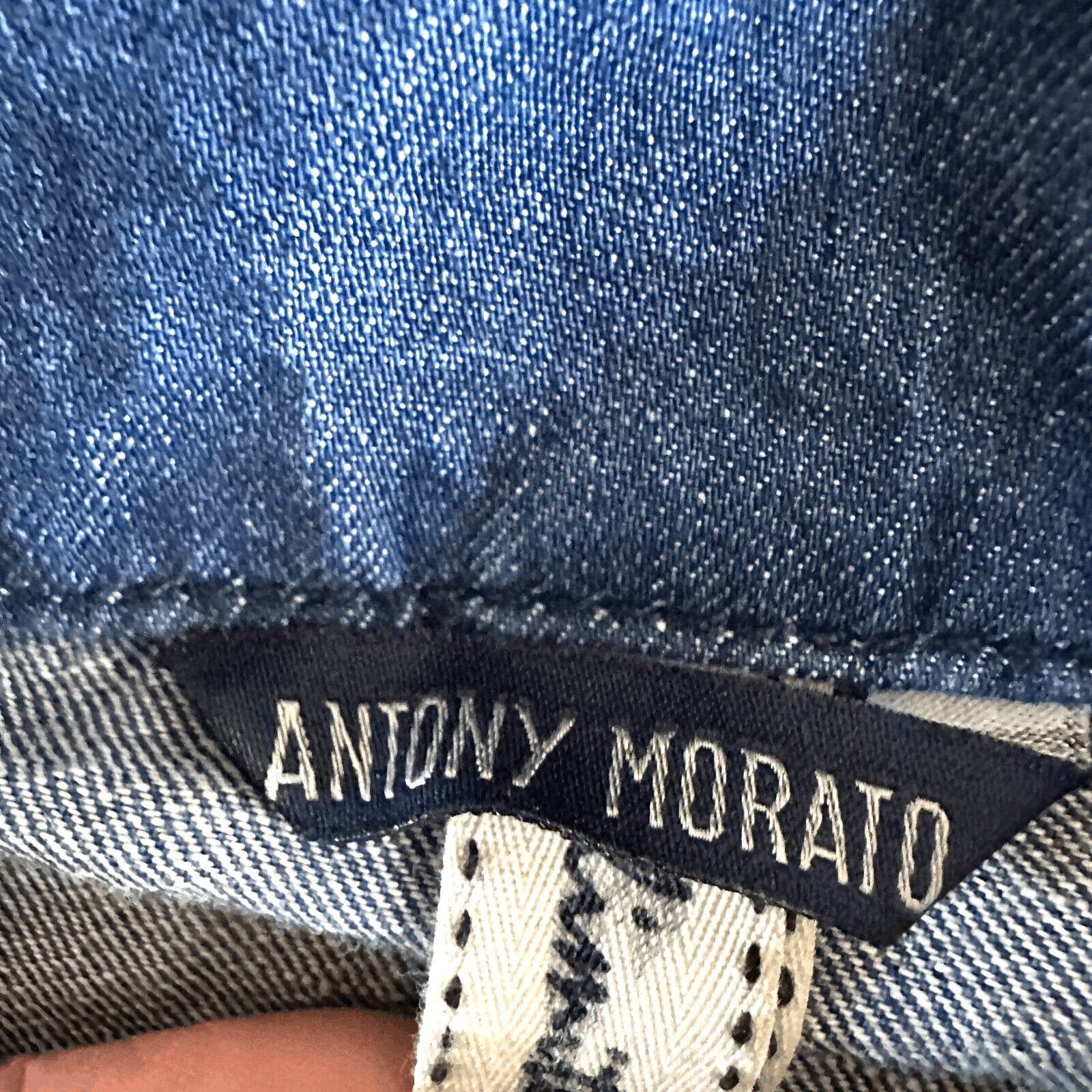 Antony Morato Antony Morato Denim Jacket Button Front Dark Was Size US S / EU 44-46 / 1 - 5 Thumbnail