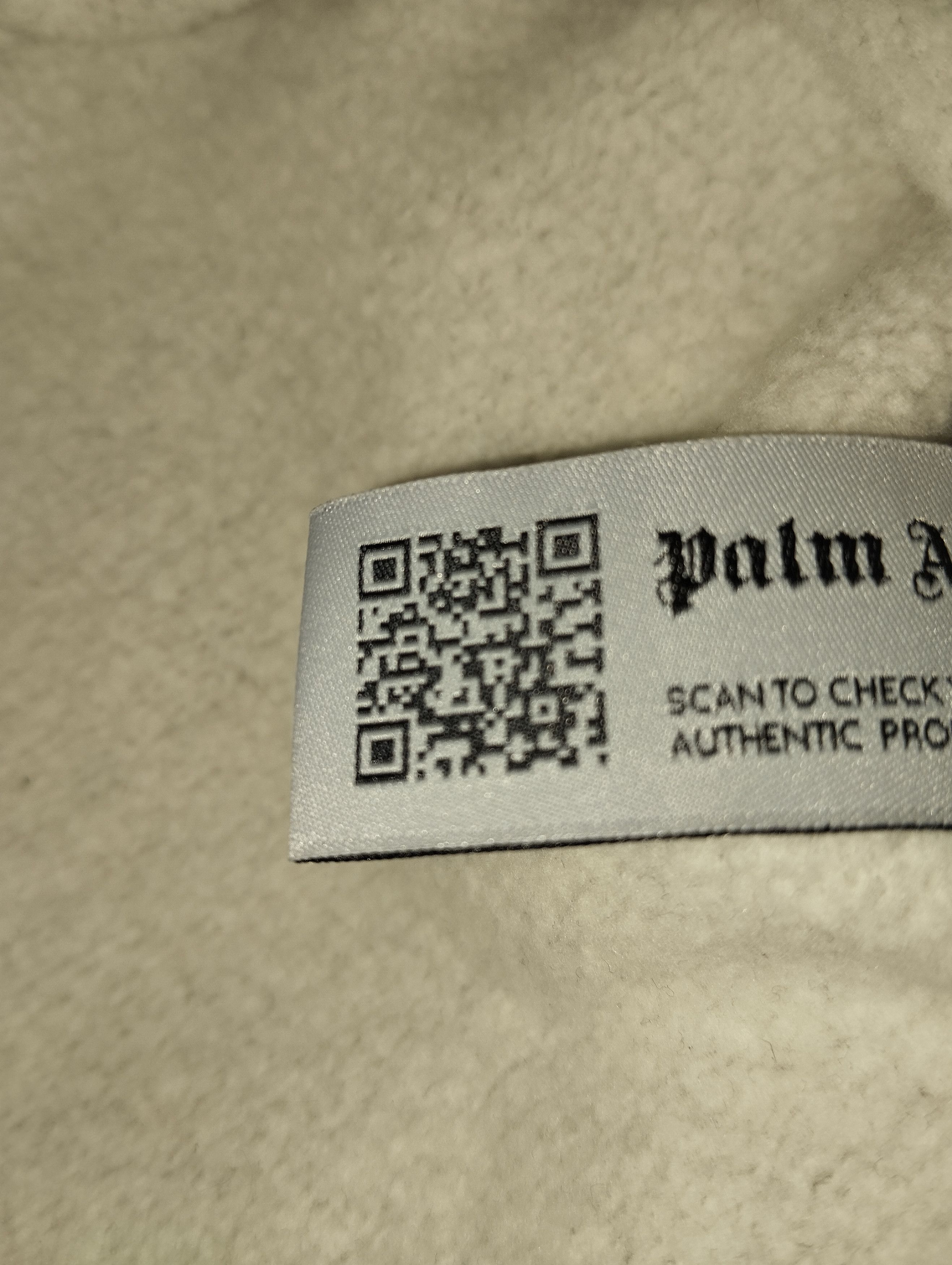 Palm Angels Palm Angels Pxp painted raw cut hoody melange grey WH Size US L / EU 52-54 / 3 - 11 Thumbnail
