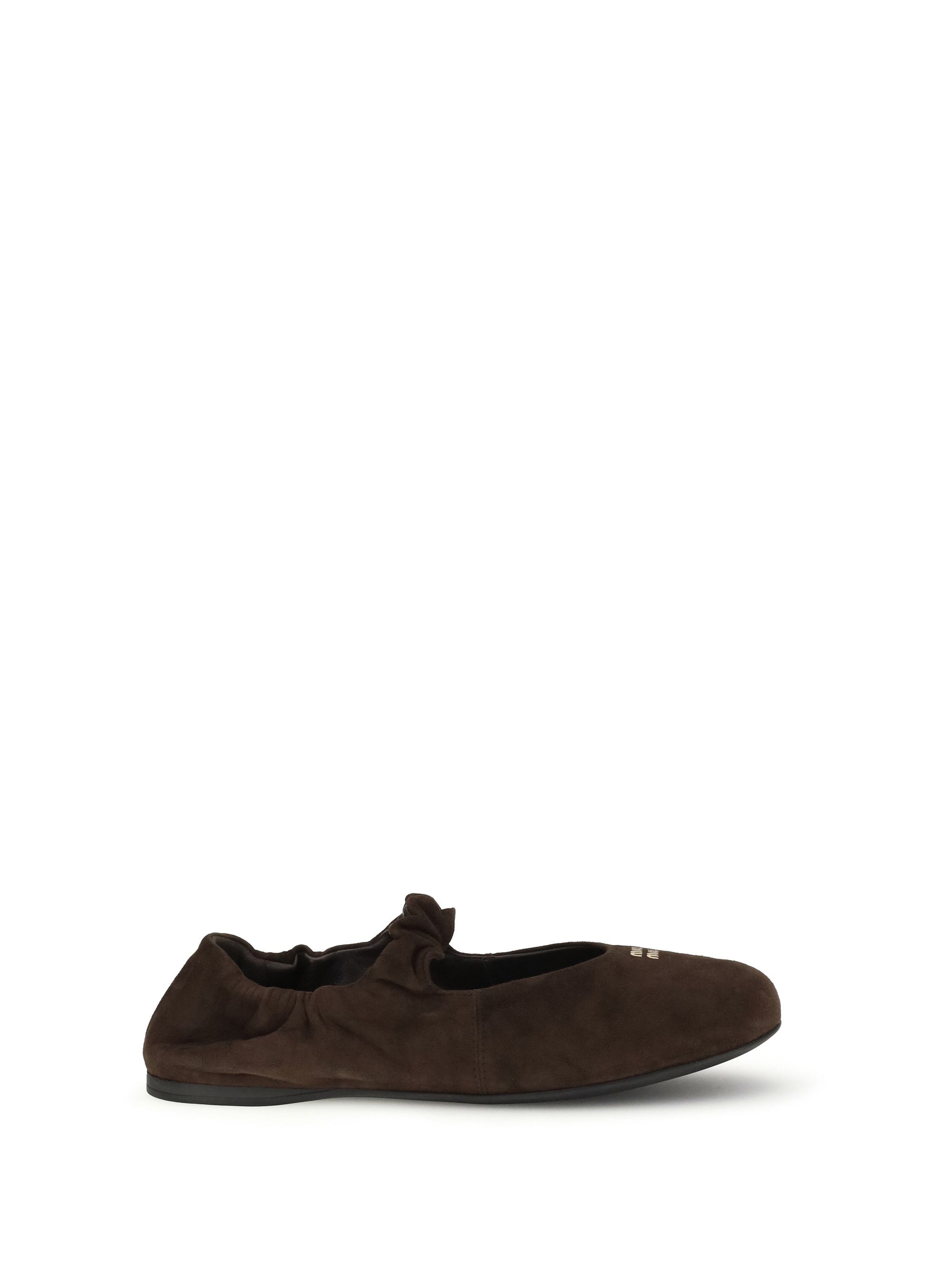 Miu Miu Suede Ballerinas Size US 9 / IT 39 - 1 Thumbnail