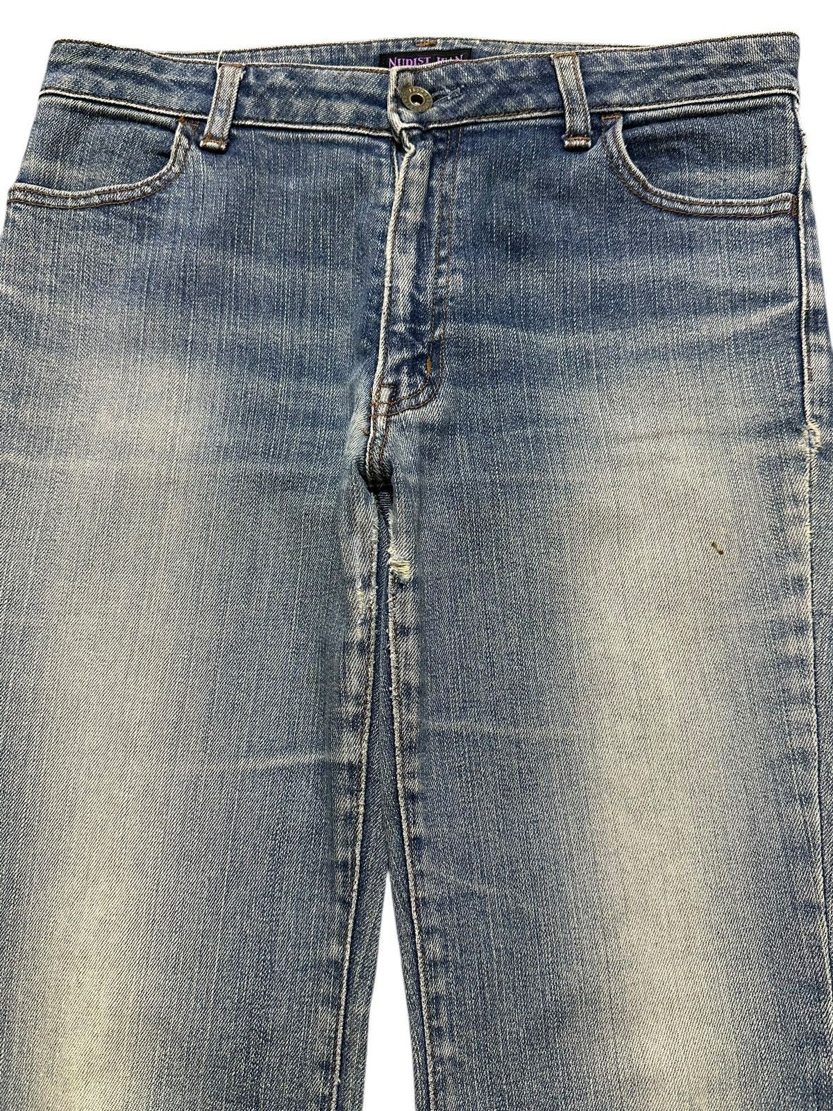 Japanese Brand Vintage Japanese Brand Blue Faded Wash Whisker Style Bootcut Size US 31 - 3 Thumbnail