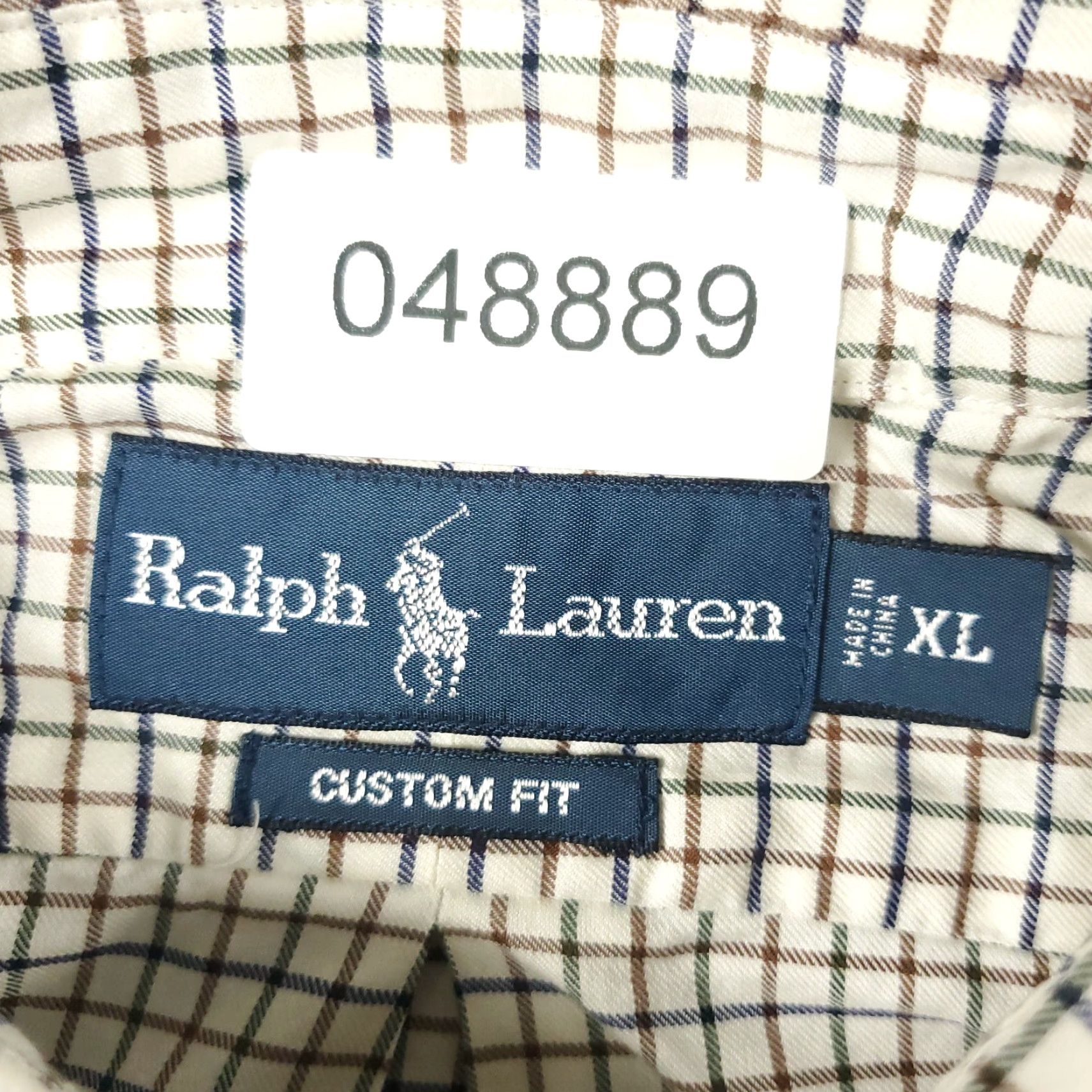 Ralph Lauren Ralph Lauren Button-Up Shirt Mens XL Beige Check Long Sleeve Size US XL / EU 56 / 4 - 6 Thumbnail