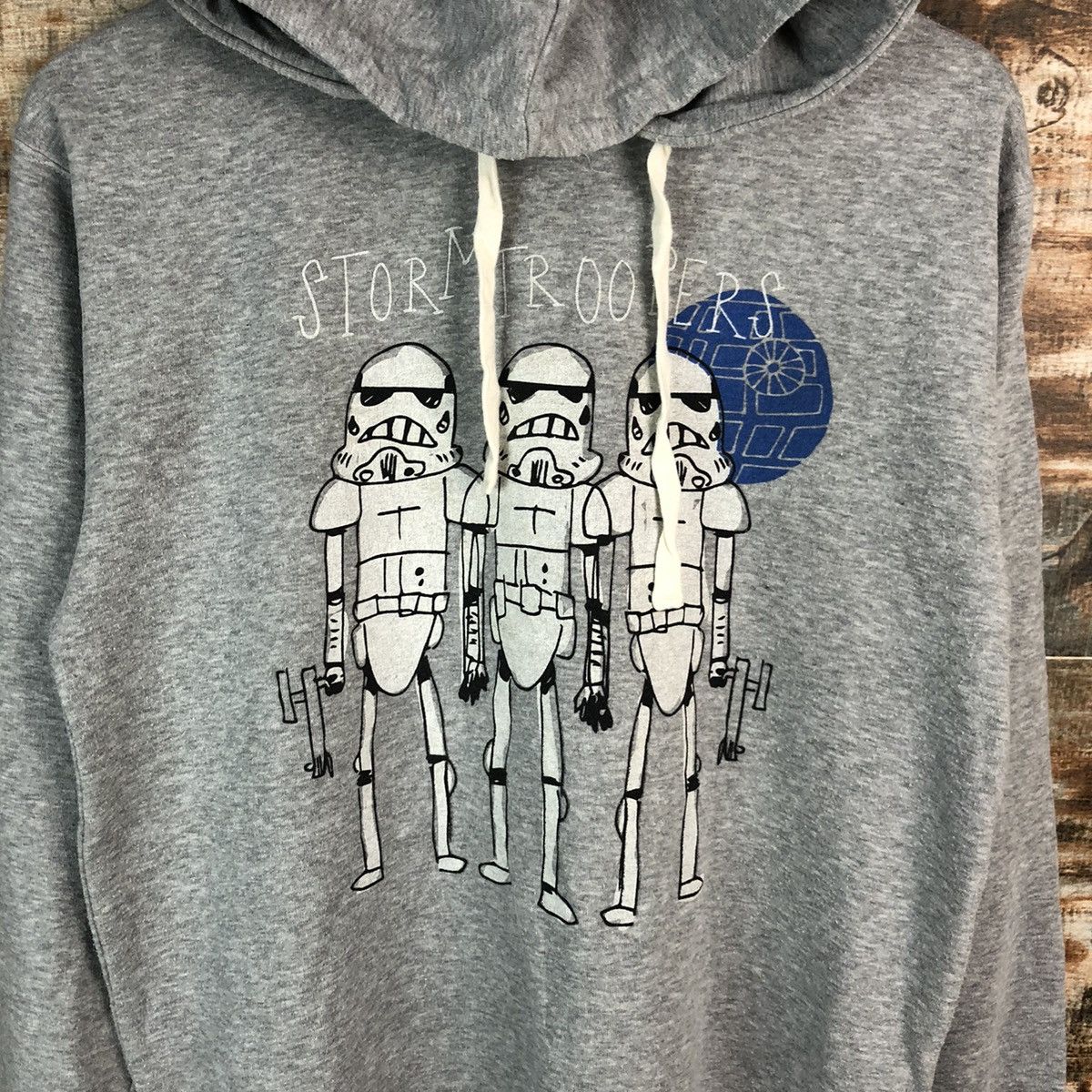 Cartoon Network × Star Wars Stars Wars storm Trooper movie Grey Hoodie #A1534 Size US M / EU 48-50 / 2 - 9 Thumbnail