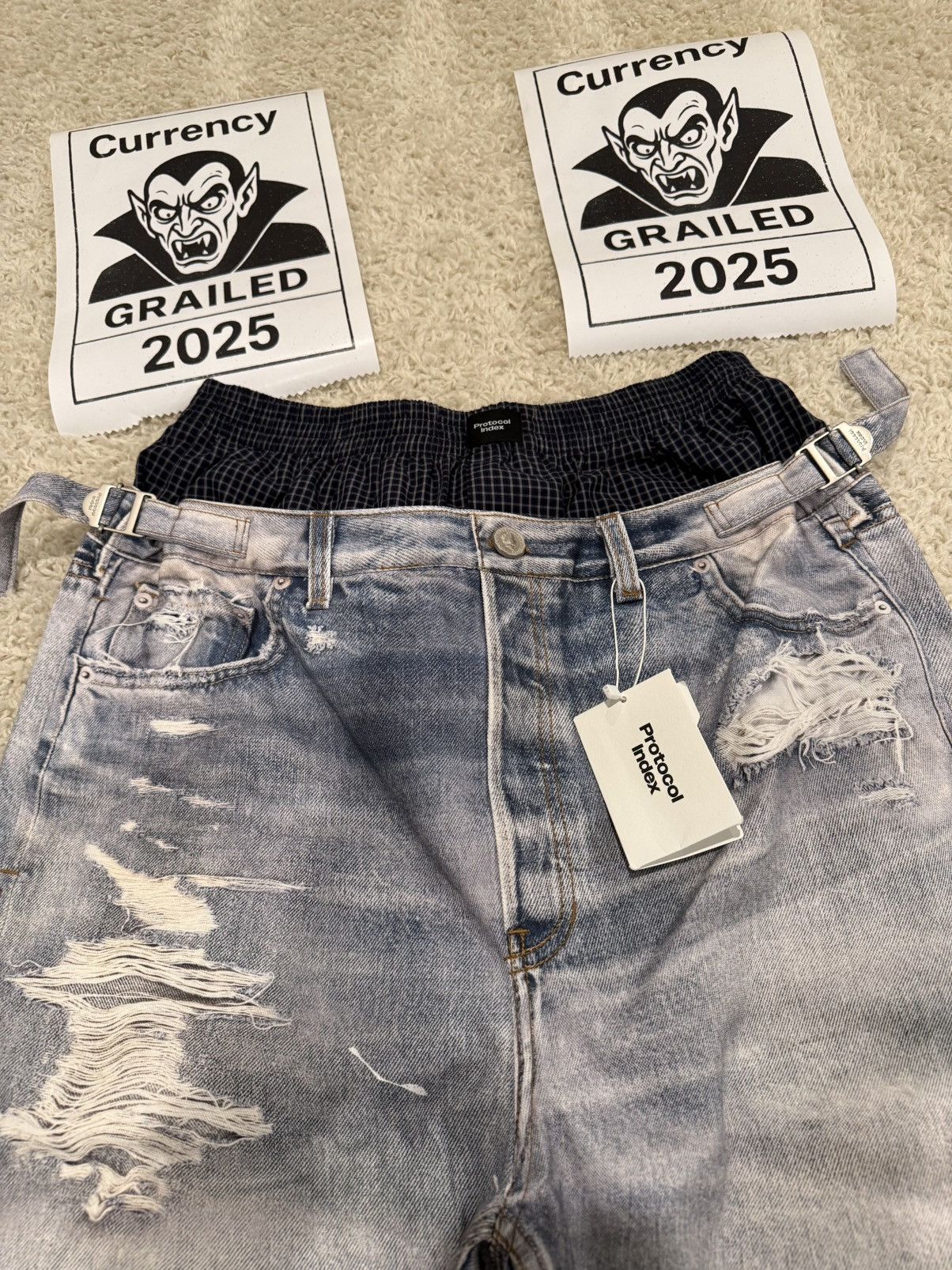 PROJECT G/R Project GR Protocol Index Trompe-L'OEIL LAYERED PANTS Size US 30 / EU 46 - 3 Thumbnail