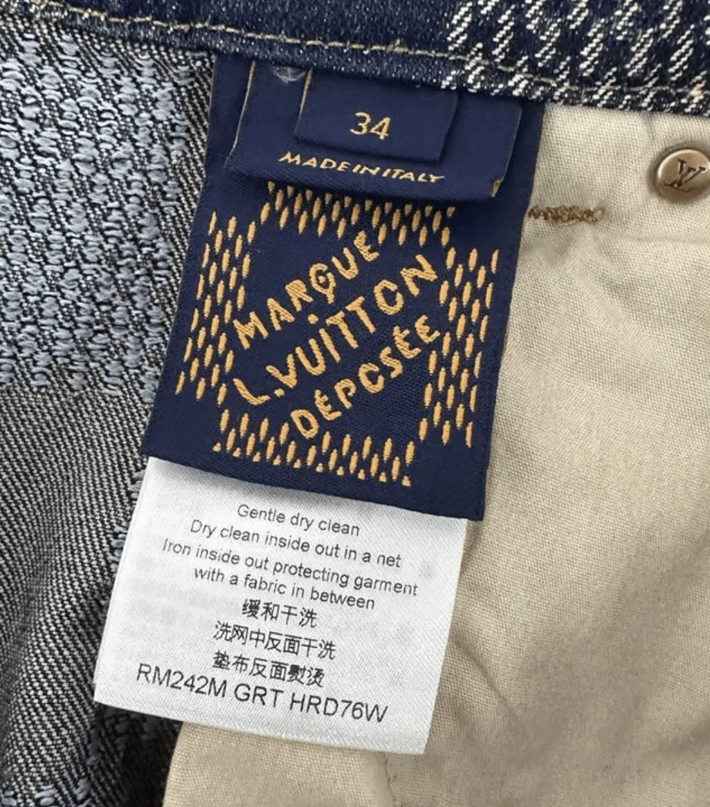 Louis Vuitton Damier Stone Jeans Skater Pants Size US 34 / EU 50 - 6 Thumbnail
