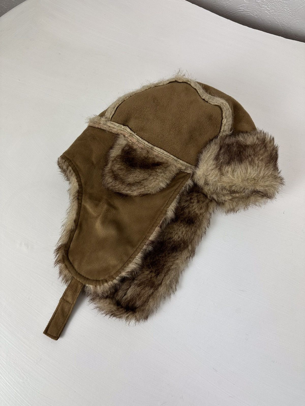 Vintage Ushanka Trapper Hat Furry Mohair Fuzzy Fur Hat Y2K Size ONE SIZE - 1 Thumbnail