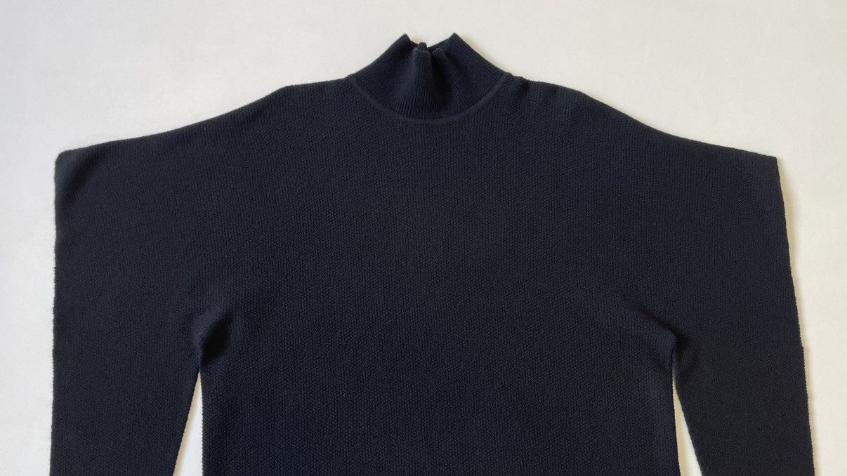 Issey Miyake Black Wool ‘Angular Arms’ Sweater Size US M / EU 48-50 / 2 - 14 Thumbnail