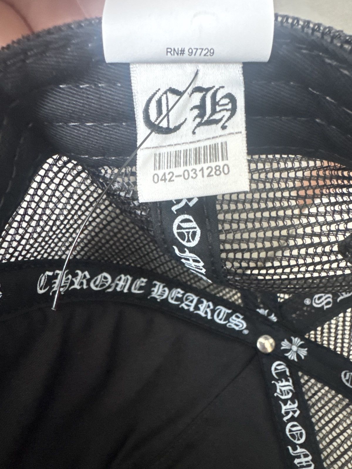 Chrome Hearts Chrome Hearts Black Patch Cross Hat *VERY RARE* Size ONE SIZE - 8 Thumbnail
