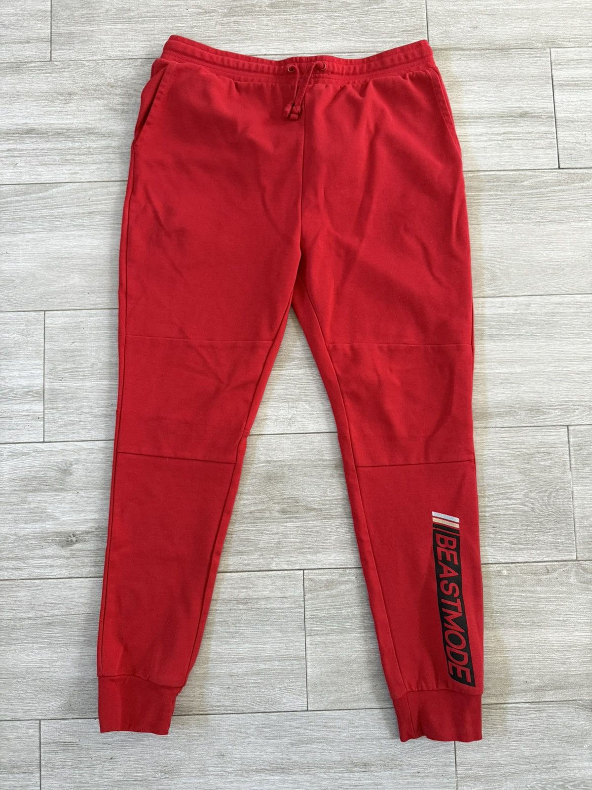 Other Men's BEAST MODE Racing Jogger Slim Red Size XL Used Size US 36 / EU 52 - 1 Thumbnail