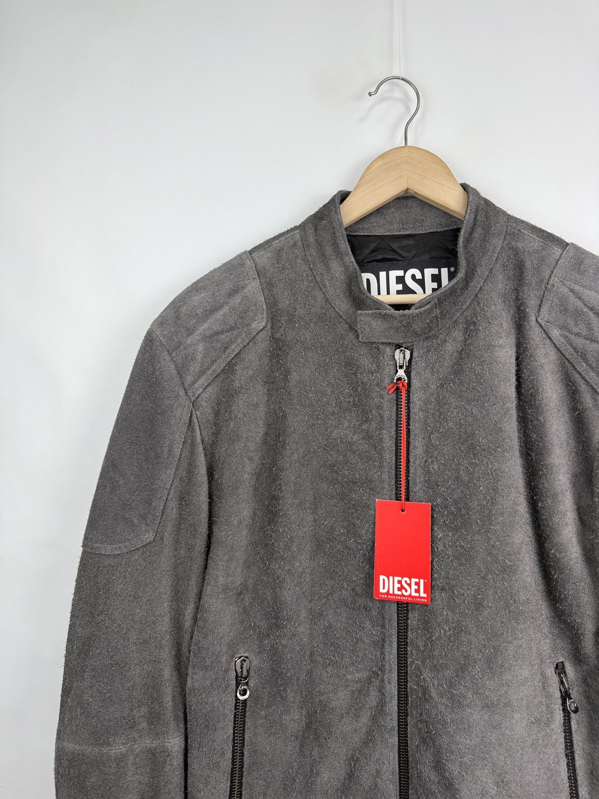 Diesel ❗️NEW🇮🇹 Diesel Suede Bike Jacket Cowhide Leather Made in Italy Size US M / EU 48-50 / 2 - 7 Thumbnail