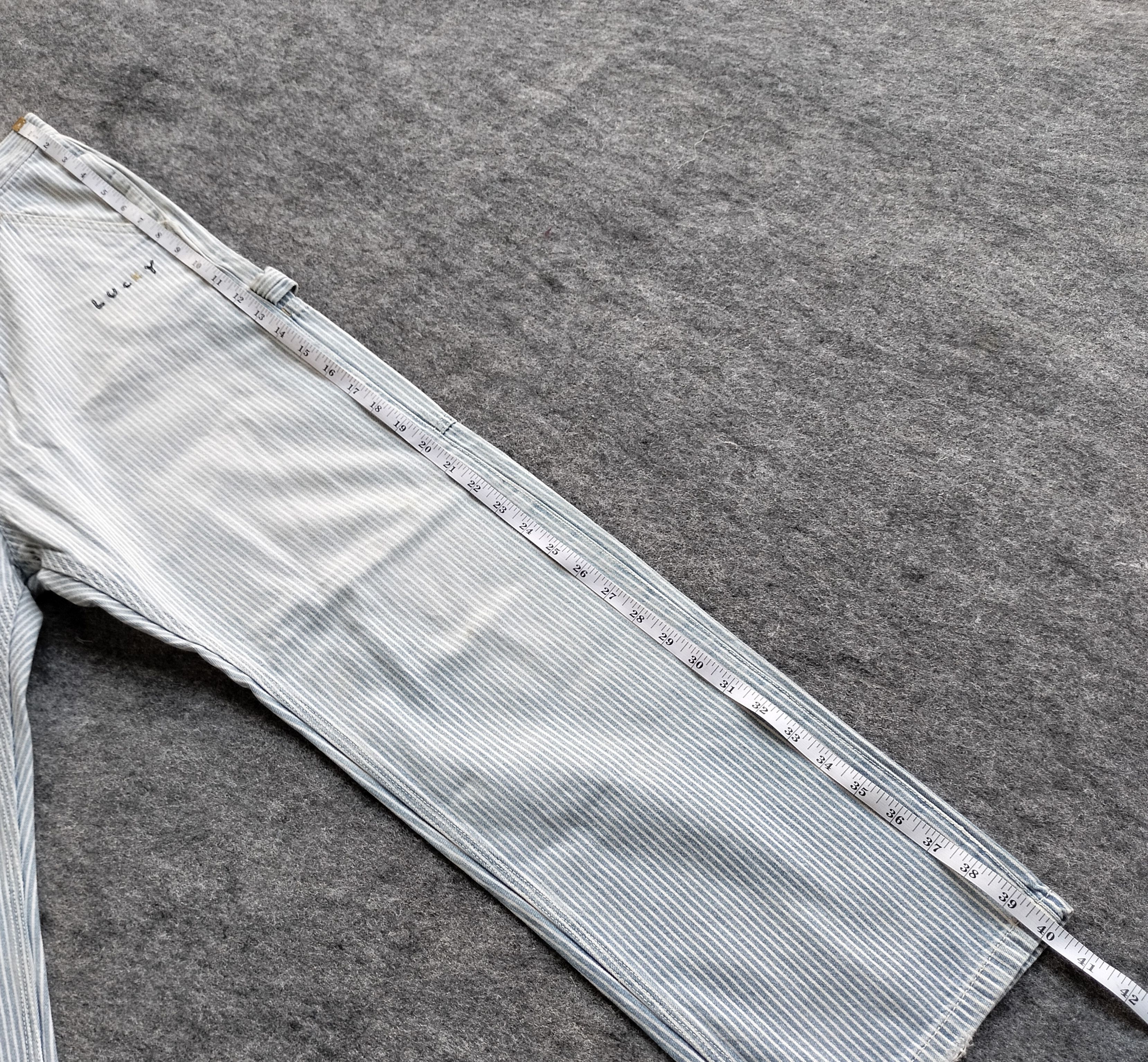 Issey Miyake Tsumori chisato "lucky" carpenter hickory pants Size US 31 - 20 Thumbnail