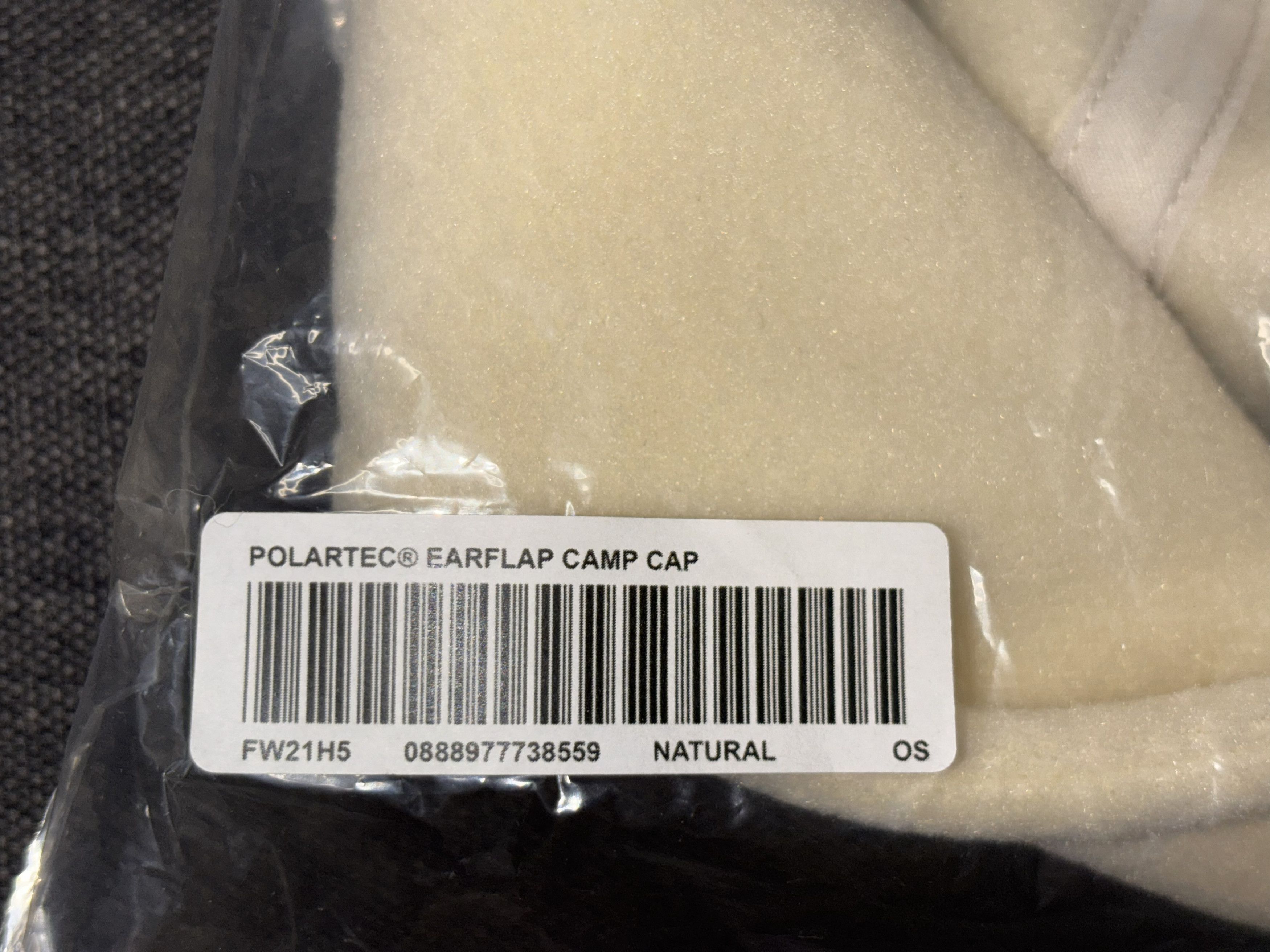 Supreme SUPREME Polartech Earflap Camp Cap Natural/White FW21 FW21H5 Size ONE SIZE - 4 Thumbnail