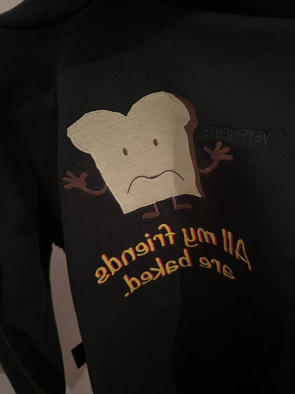Vetements All My Friends Are Baked Embroidery Green 2 side Hoodie Size US M / EU 48-50 / 2 - 4 Thumbnail