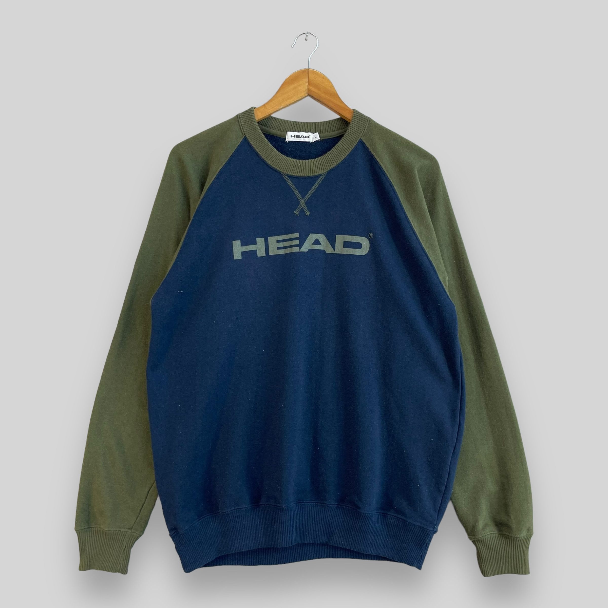 Japanese Brand × Vintage Vintage HEAD Spellout Printed Crewneck Sweatshirt Size US M / EU 48-50 / 2 - 1 Thumbnail