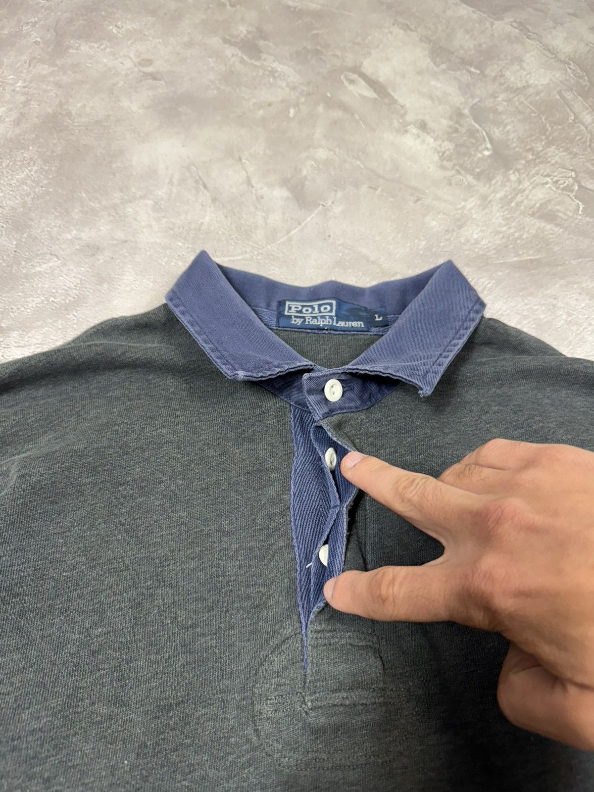 Polo Ralph Lauren Vintgae Polo Ralph Lauren Long-sleeve Rugby Sweatshirt Size US L / EU 52-54 / 3 - 5 Thumbnail