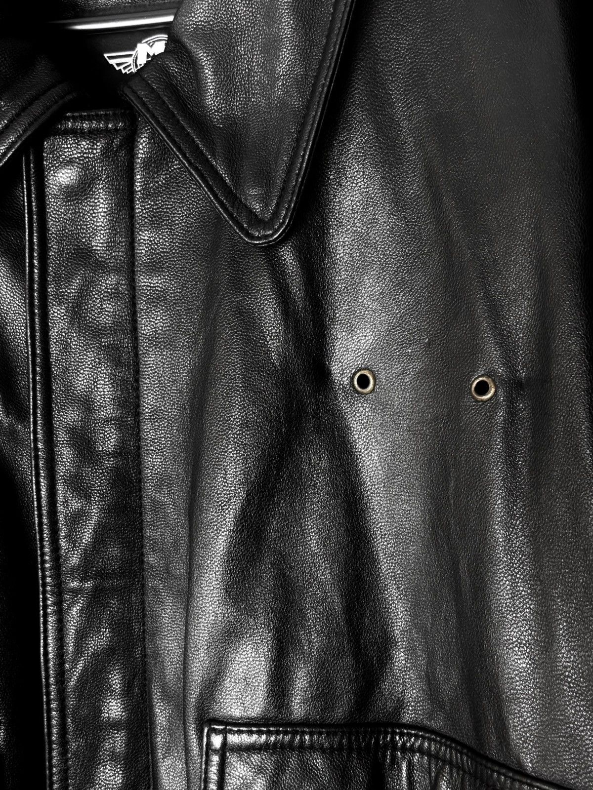 Genuine Leather Murphy & Hartelius Leather Aviator Bomber Jacket Size US L / EU 52-54 / 3 - 7 Thumbnail