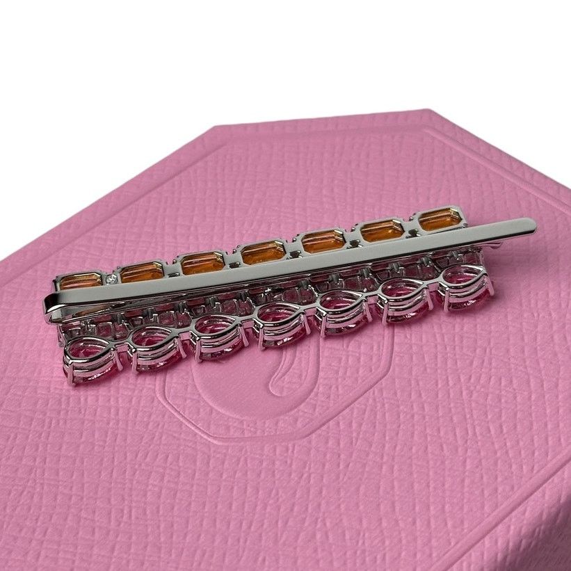 Swarovski Swarovski Hair clip Mixed cuts, Rectangular shape Size ONE SIZE - 4 Thumbnail
