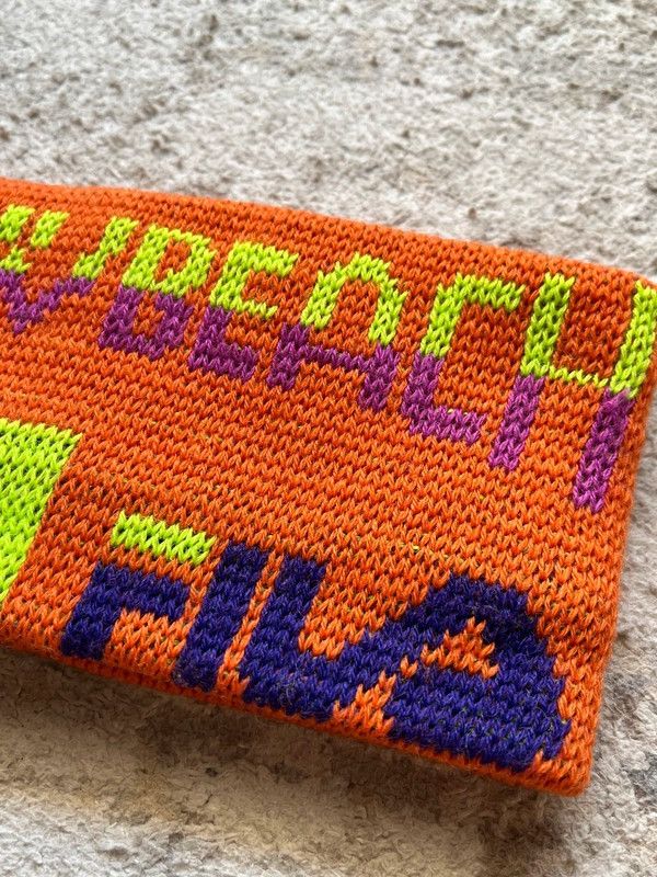 Fila FILA Snow Beach Headband Made in Italy 35% Wool Vintage 90s Size ONE SIZE - 6 Thumbnail