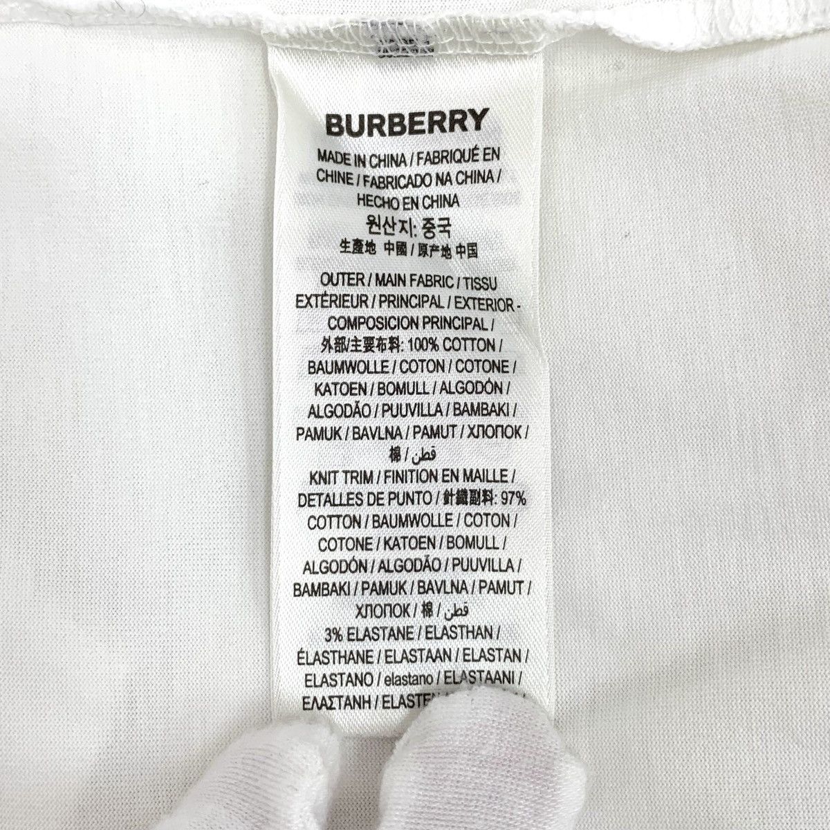 Burberry Burberry Equestrian Knight Patch & Letter T-shirt K26WX Size US M / EU 48-50 / 2 - 6 Thumbnail