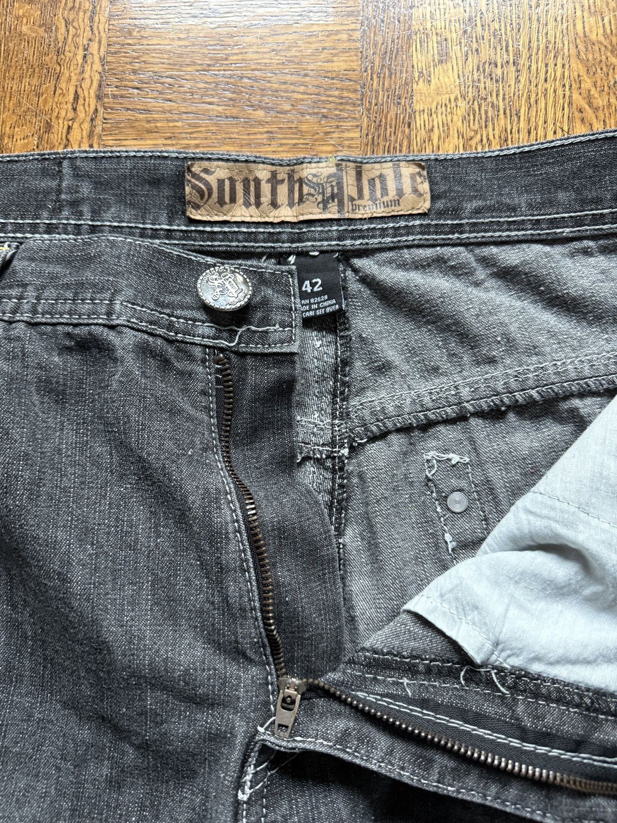 Southpole Vintage Y2K Southpole Embroidered Baggy Denim Jeans Size US 40 / EU 56 - 9 Thumbnail
