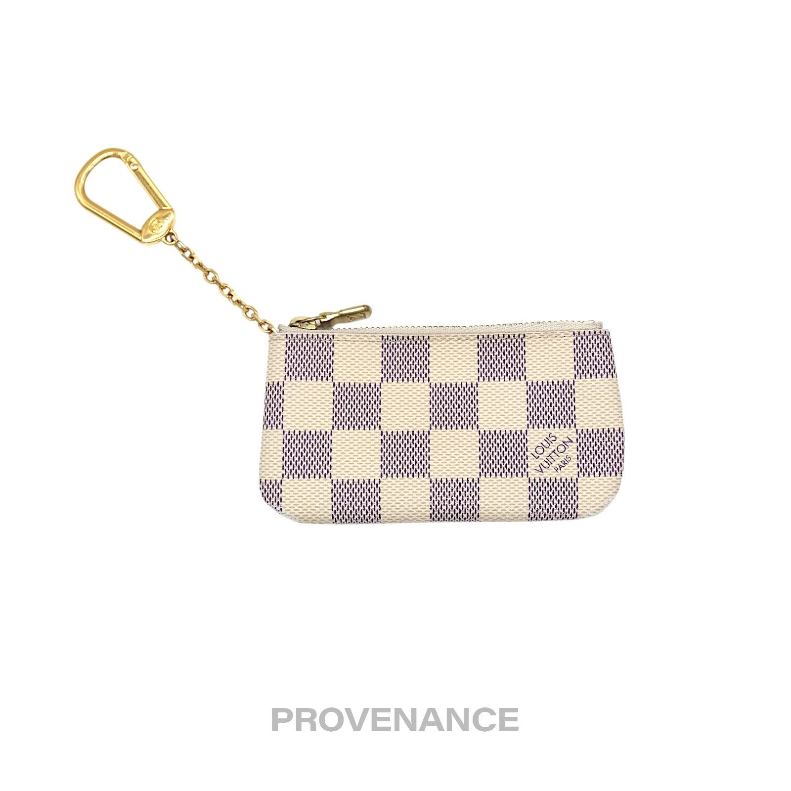 Louis Vuitton 🔴 Louis Vuitton Key Pouch Cles - Damier Azur Size ONE SIZE - 2 Thumbnail
