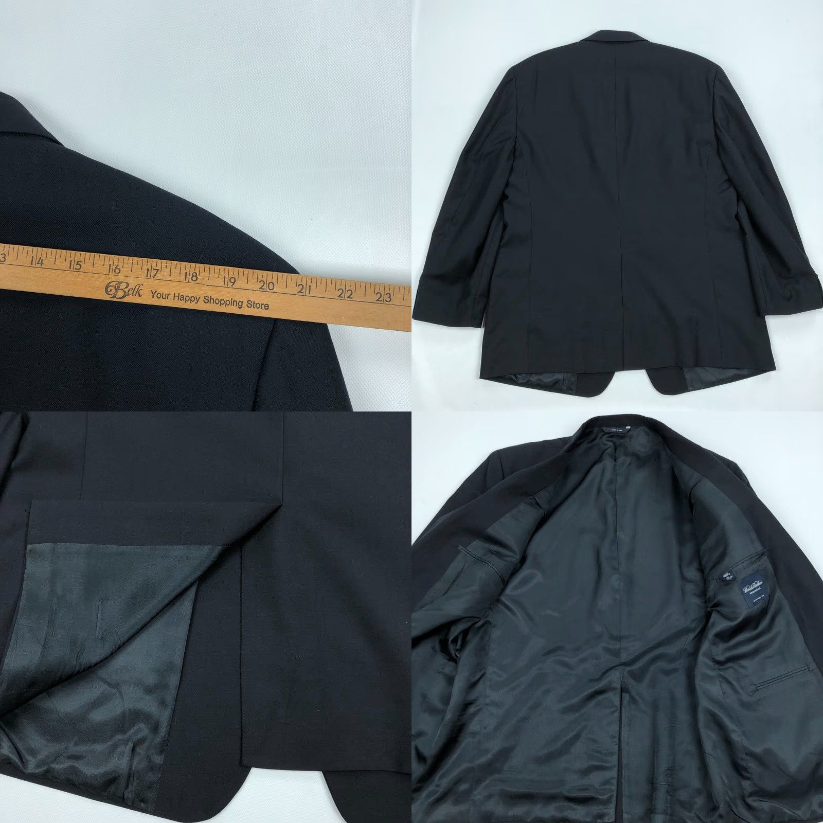 Brooks Brothers Brooks Brothers Blazer 48R Wool Navy Blue Gold Button Jacket Coat Solid Notch Lapel Regular Fit Mens Jacket Size 48R - 8 Thumbnail