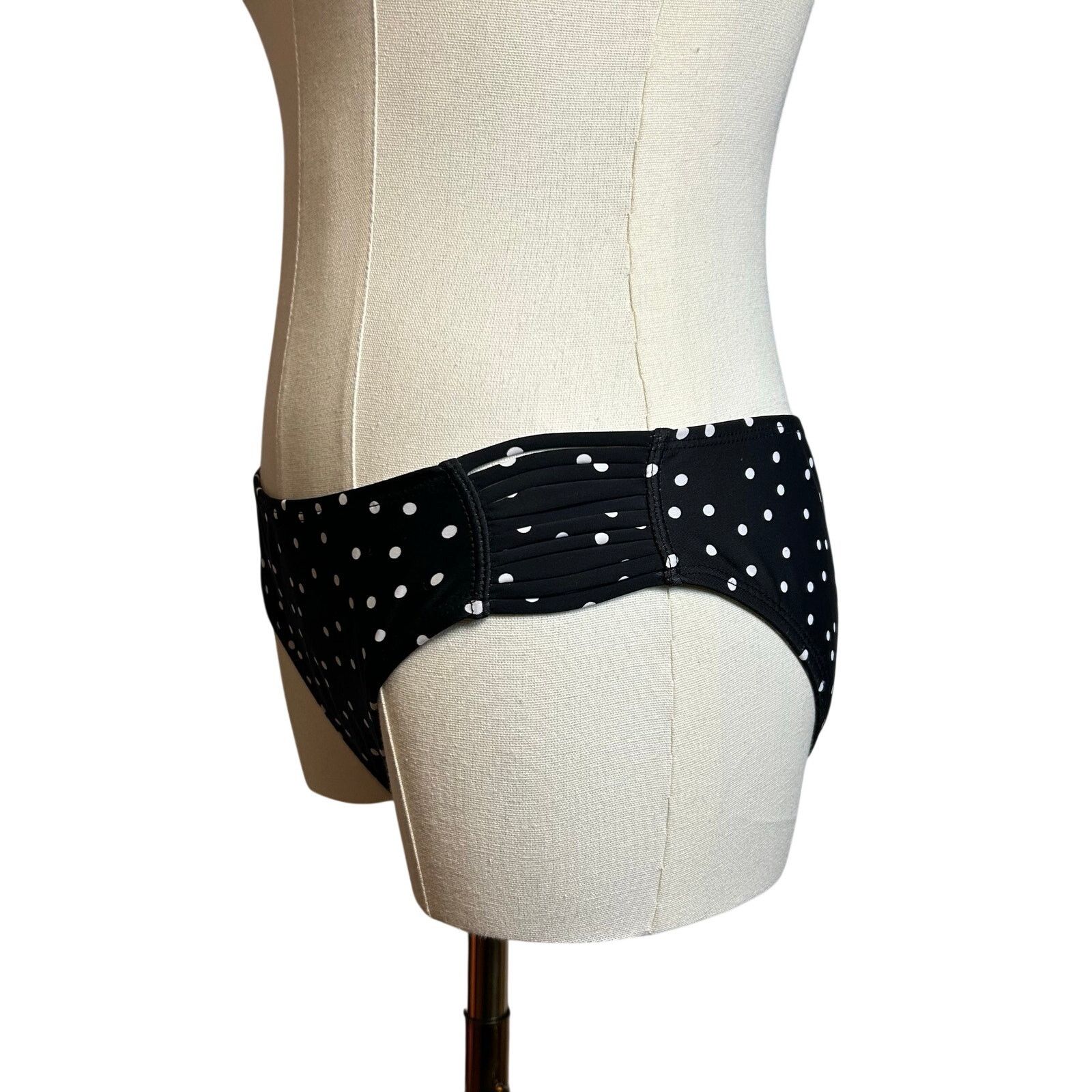 Other × Target Basics Black White Strappy Side Bikini Bottom Swim Medium Coquette Size ONE SIZE - 8 Thumbnail