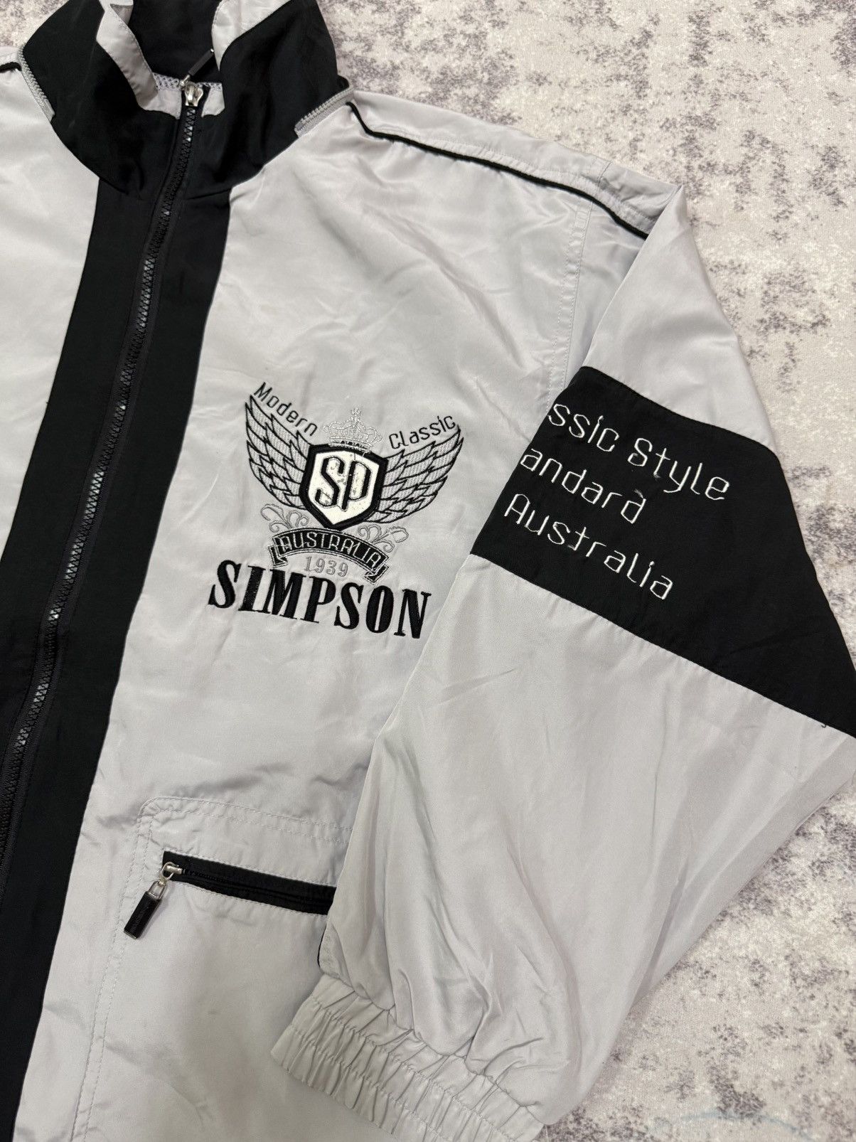 The Simpsons Vintage Simpson Sport Windbreaker Jacket Size US L / EU 52-54 / 3 - 6 Thumbnail