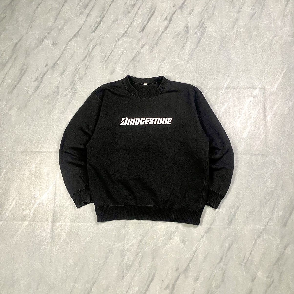 Japanese Brand Vintage Bridgestone Tyre Boxy Distressed Crewneck Size US M / EU 48-50 / 2 - 1 Thumbnail