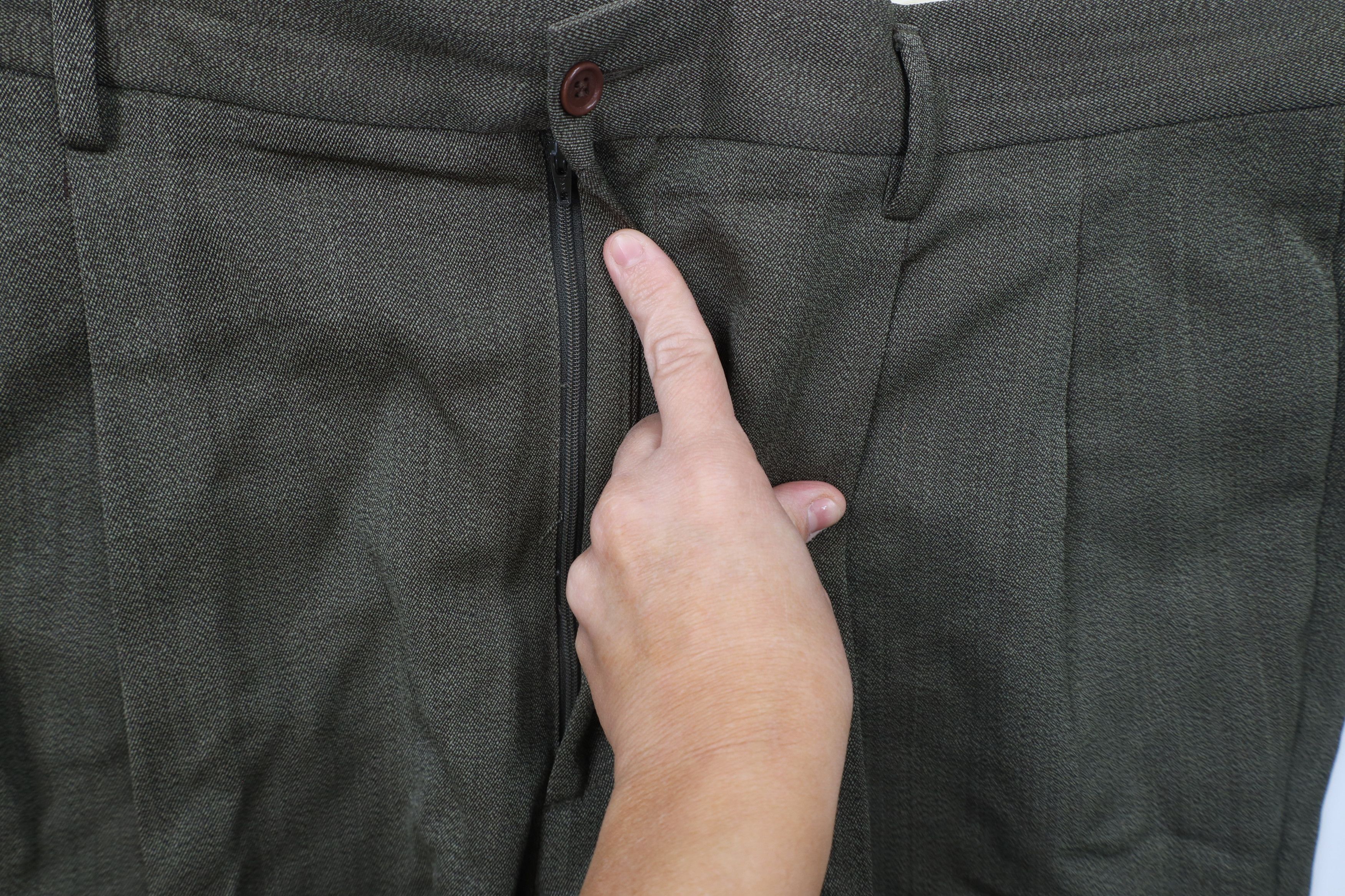 Banana Republic Vintage 90s Banana Republic Pleated Wide Leg Pants Green Size US 40 / EU 56 - 5 Thumbnail