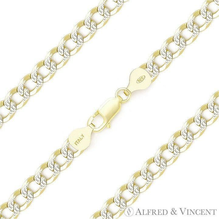 Other Cuban / Curb Link D-Cut Pave Italian Chain Anklet Size ONE SIZE - 1 Thumbnail