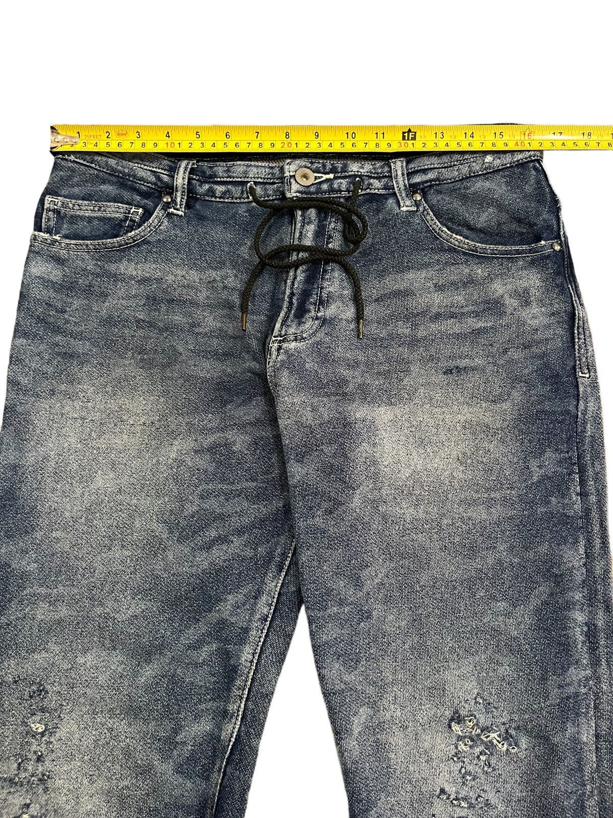 5351 POUR LES HOMMES 5351 Pour Les Homme Acid Wash Embosed Printed Distress Pants Size US 32 / EU 48 - 21 Thumbnail