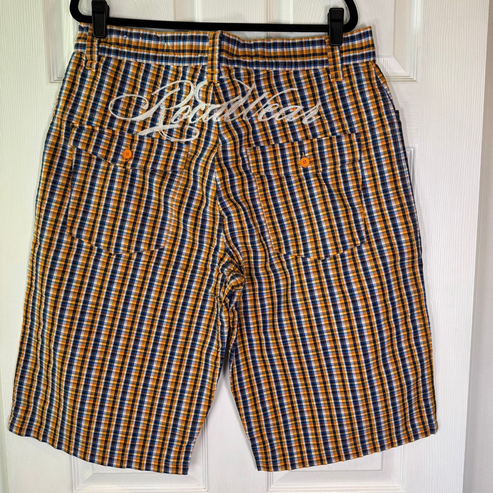 Rocawear Vintage Rocawear Spellout Plaid Shorts Y2K Men's Size 38" Size US 38 / EU 54 - 1 Thumbnail