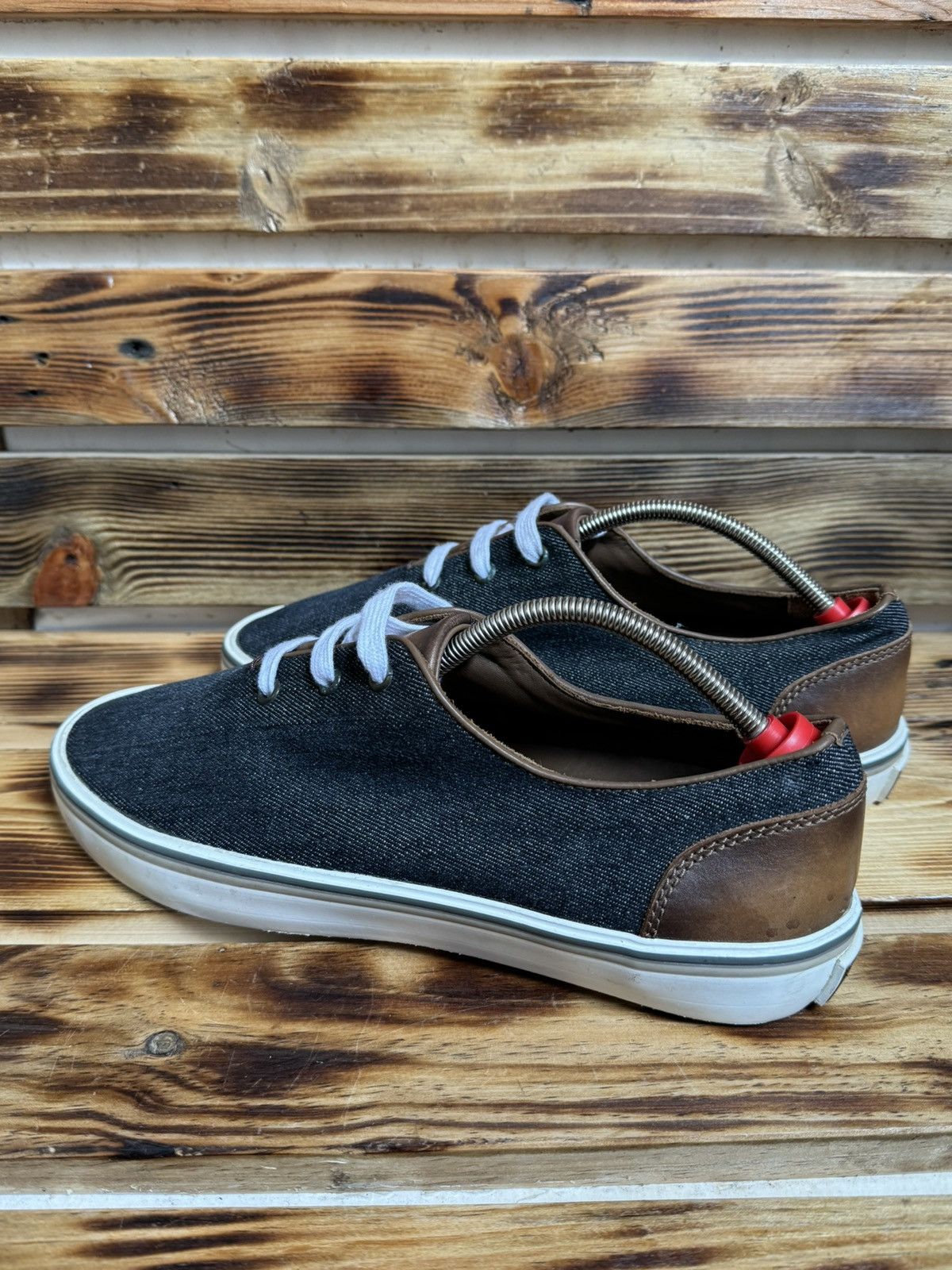 Berluti Trimmed denim trainers Size US 9 / EU 42 - 12 Thumbnail