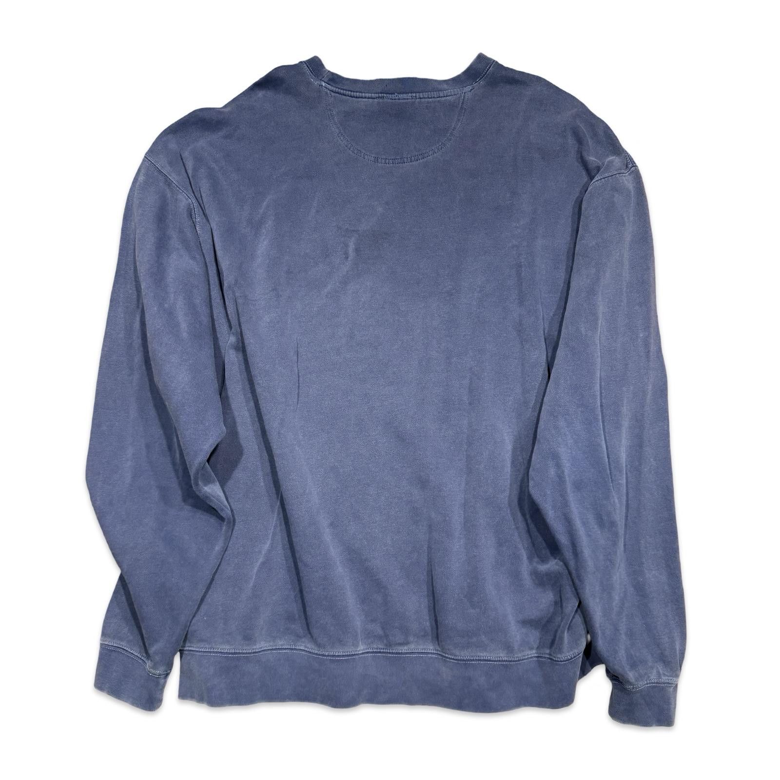 Disney Vintage Mickey Mouse Blue Wash Crewneck Sweatshirt Size US XXL / EU 58 / 5 - 2 Thumbnail