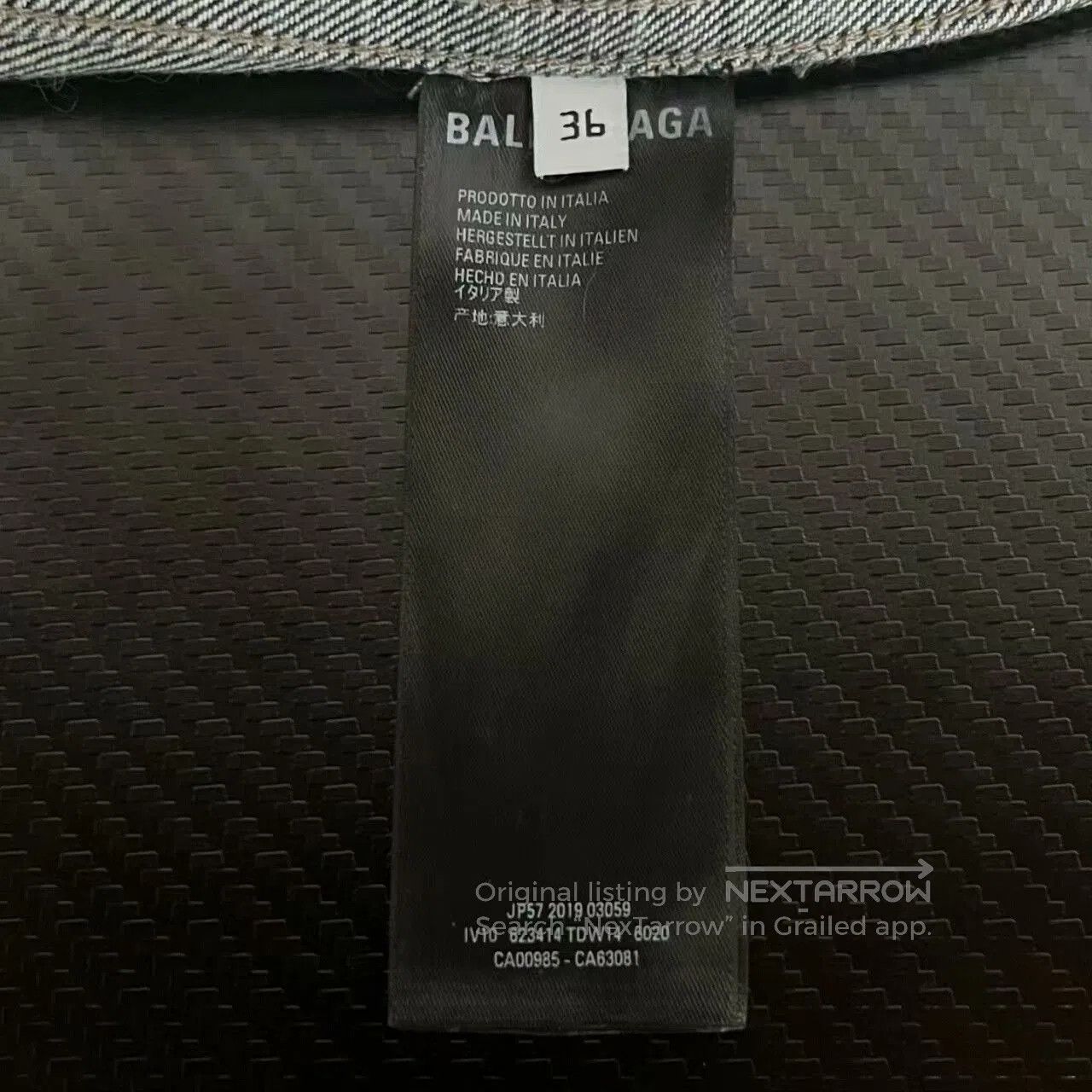 Balenciaga blenciaga washed denim jacket size 36. Size US M / EU 48-50 / 2 - 5 Thumbnail