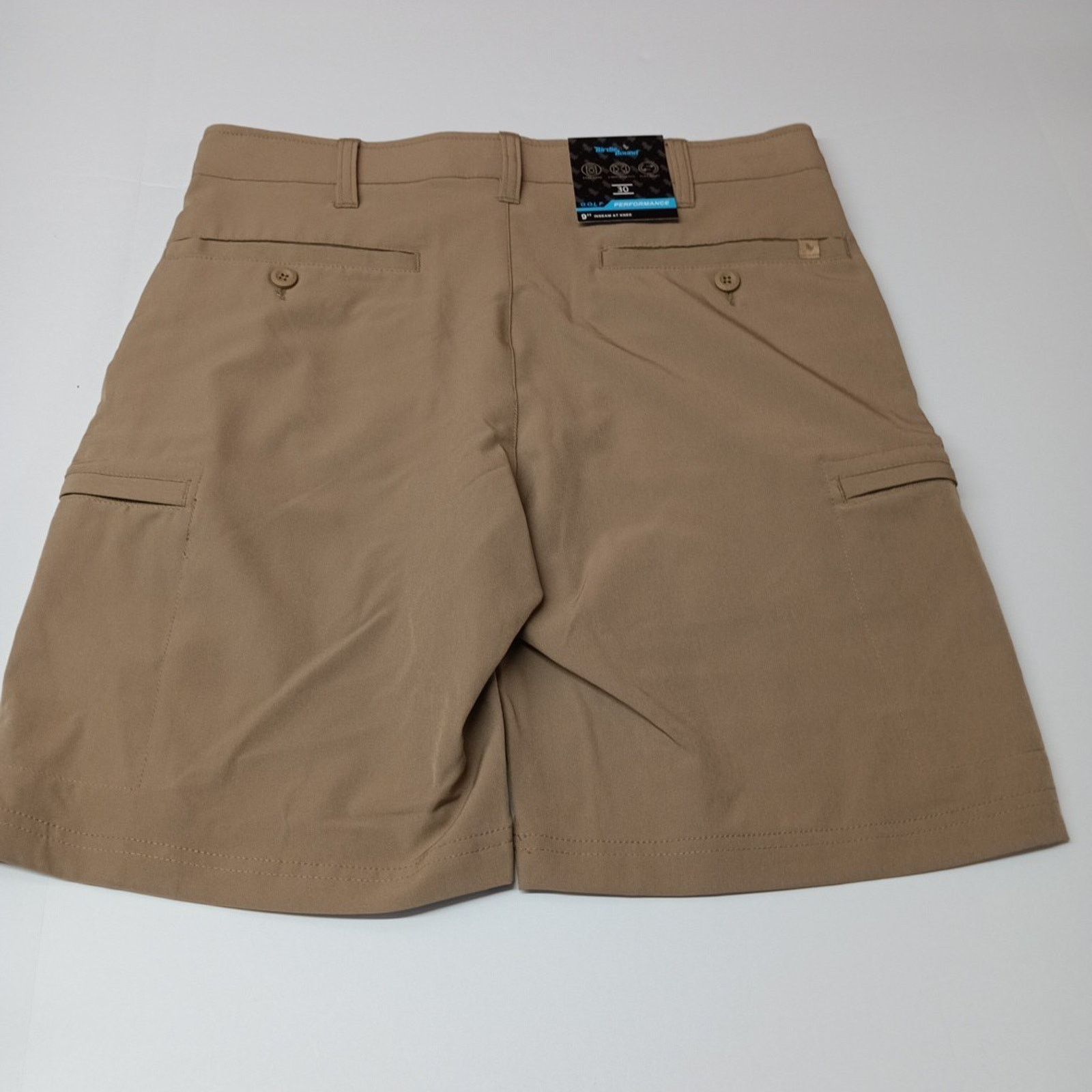 Other Birdie Bound Cargo Shorts Men's 30x9 Khaki Stretch Easy Care Size US 30 / EU 46 - 5 Thumbnail