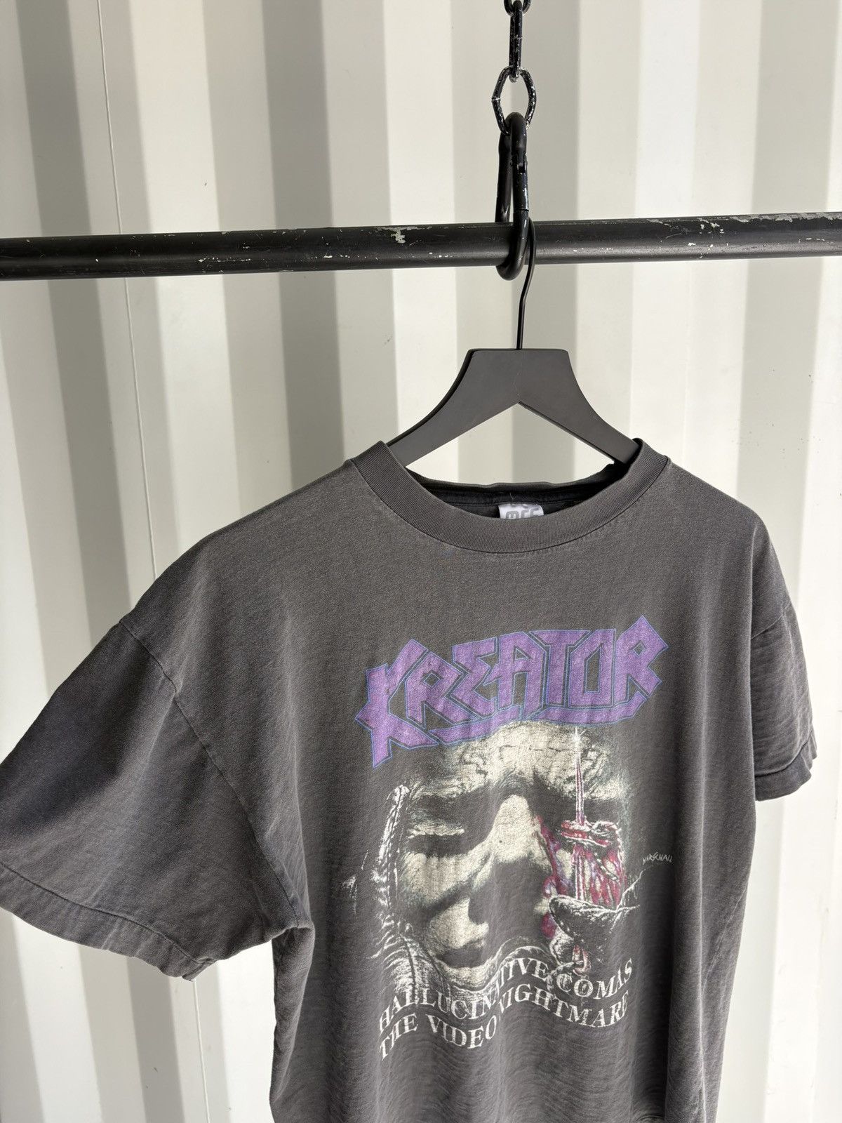 Band Tees Vintage Kreator Shirt Faded Distressed Grunge Thrashed Size US L / EU 52-54 / 3 - 4 Thumbnail