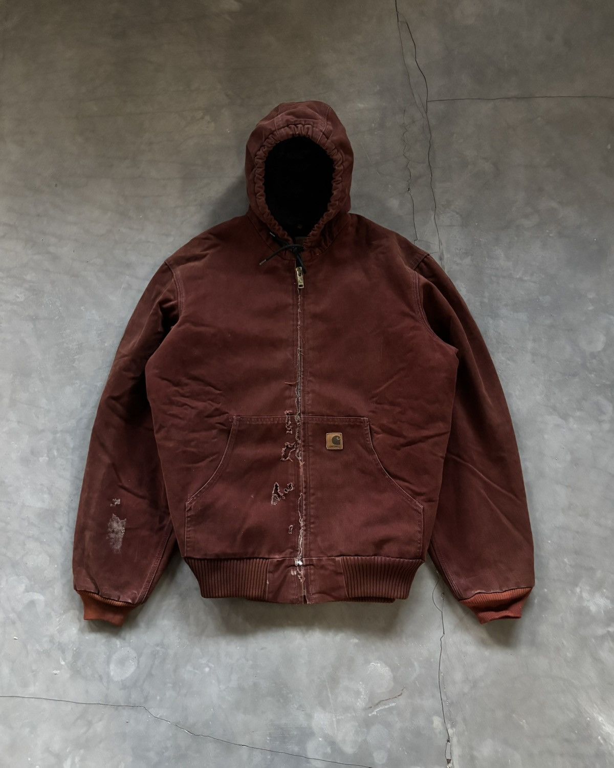 Carhartt Crazy Distressed Carhartt Active Jacket J130 - CLY ☎️ Size US XL / EU 56 / 4 - 2 Thumbnail