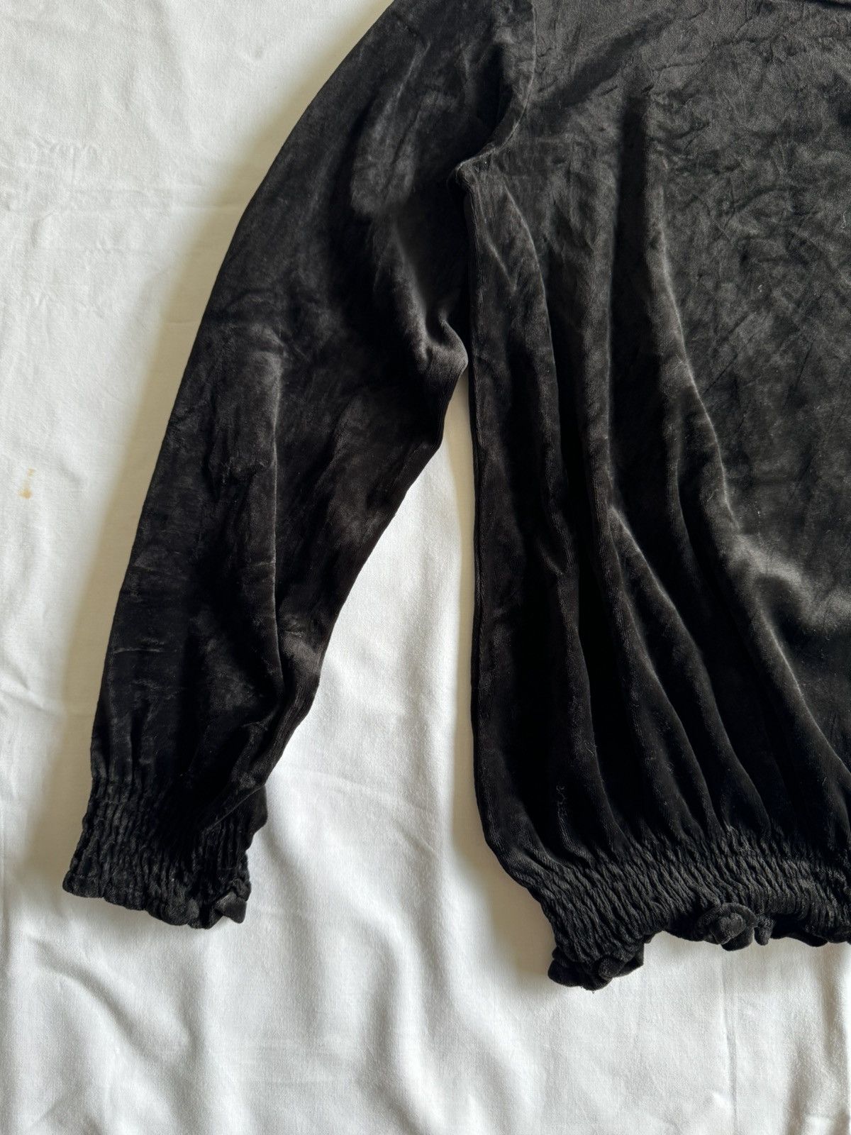 Comme des Garcons Tricot Comme des Garcons Long Sleeve Velvet Top Size S / US 4 / IT 40 - 3 Thumbnail