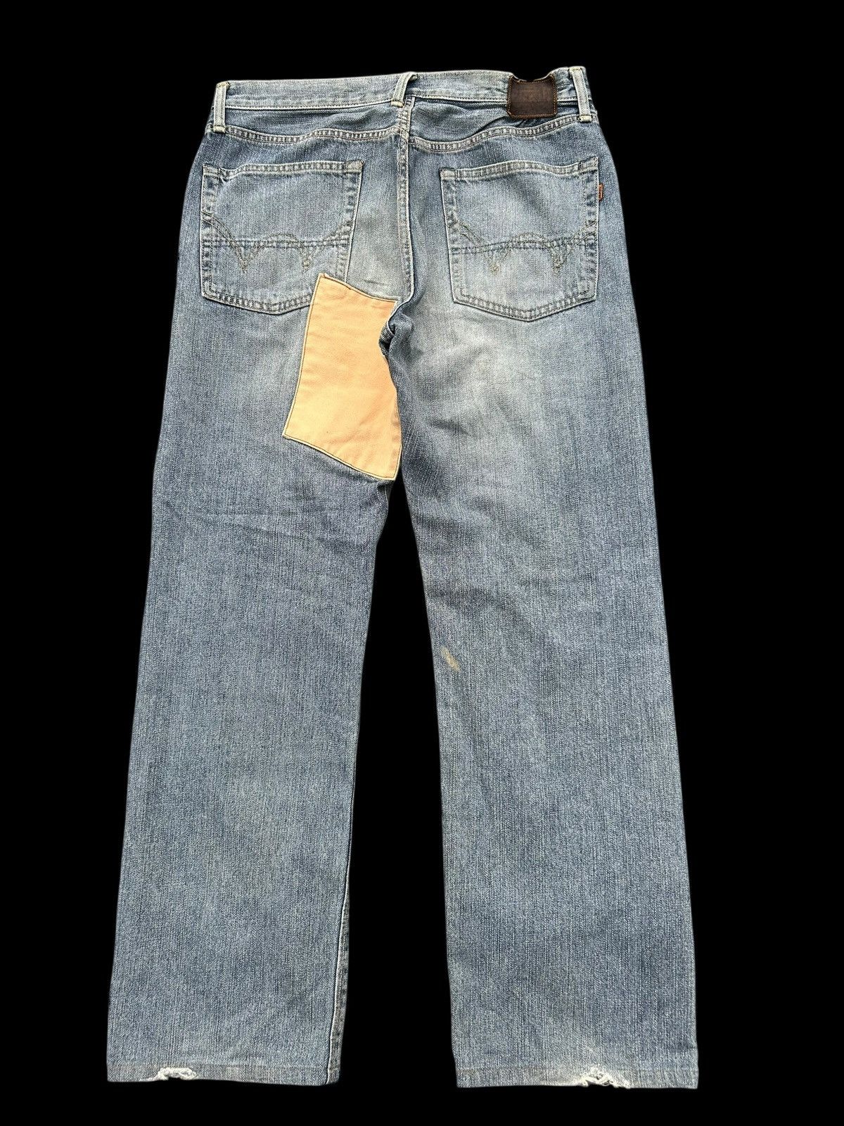 Japanese Brand × Kapital × Vintage Edwin Selvedge Distressed Japanese Denim Jeans Size US 34 / EU 50 - 10 Thumbnail