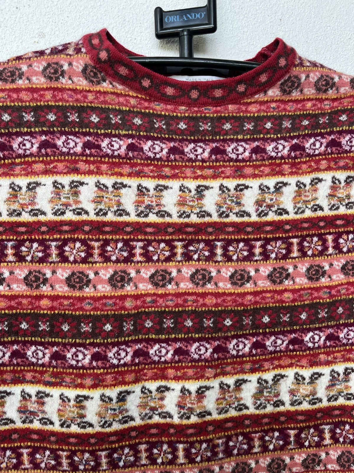 Japanese Brand 🔥🔥RARE NAVAJO MOTIVE FLEECE LONGSLEEVS T SHIRTS Size M / US 6-8 / IT 42-44 - 4 Thumbnail
