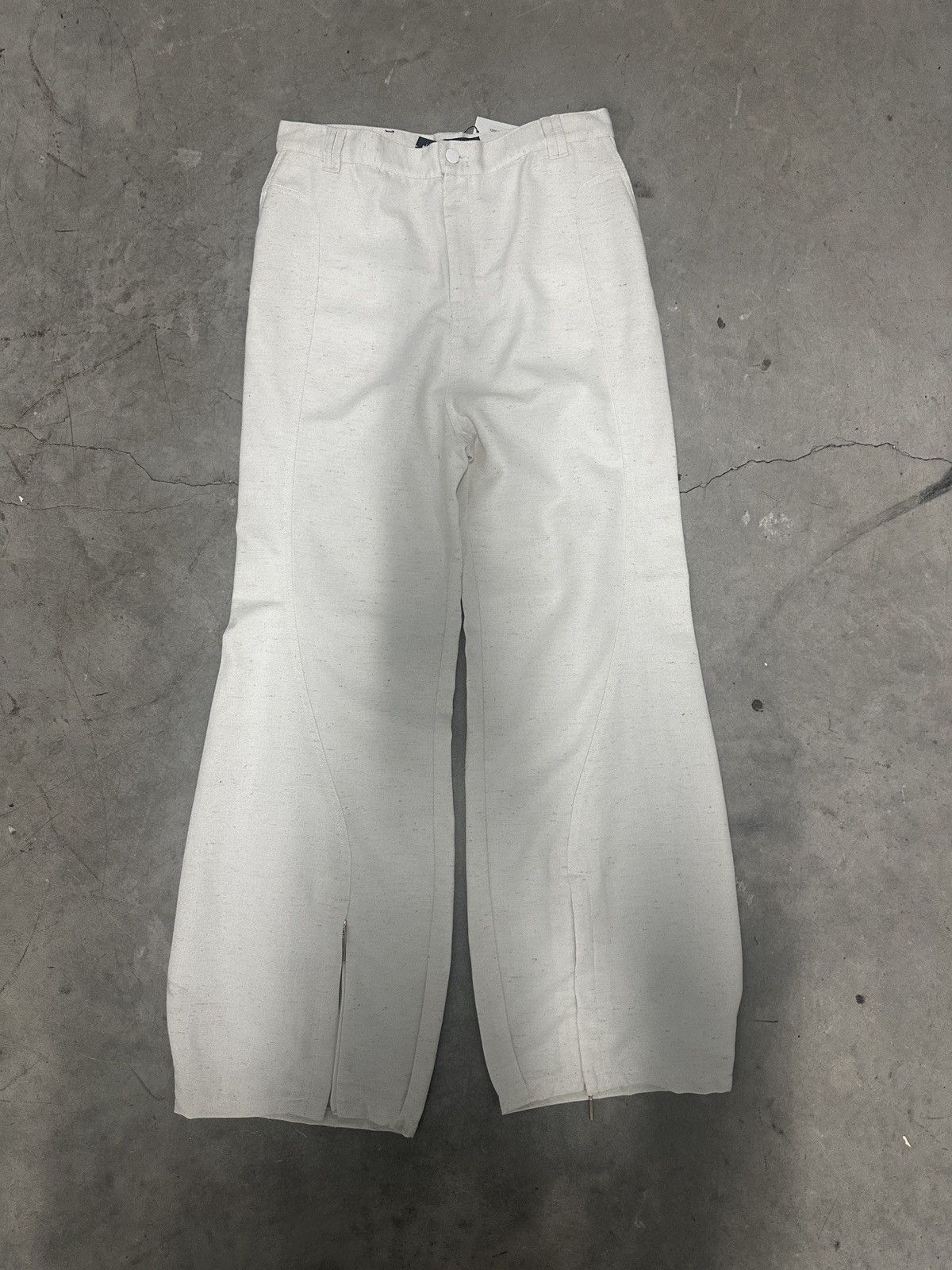NAMESAKE Namesake Wide Leg Pants Natural (Size M) Size US 32 / EU 48 - 1 Thumbnail