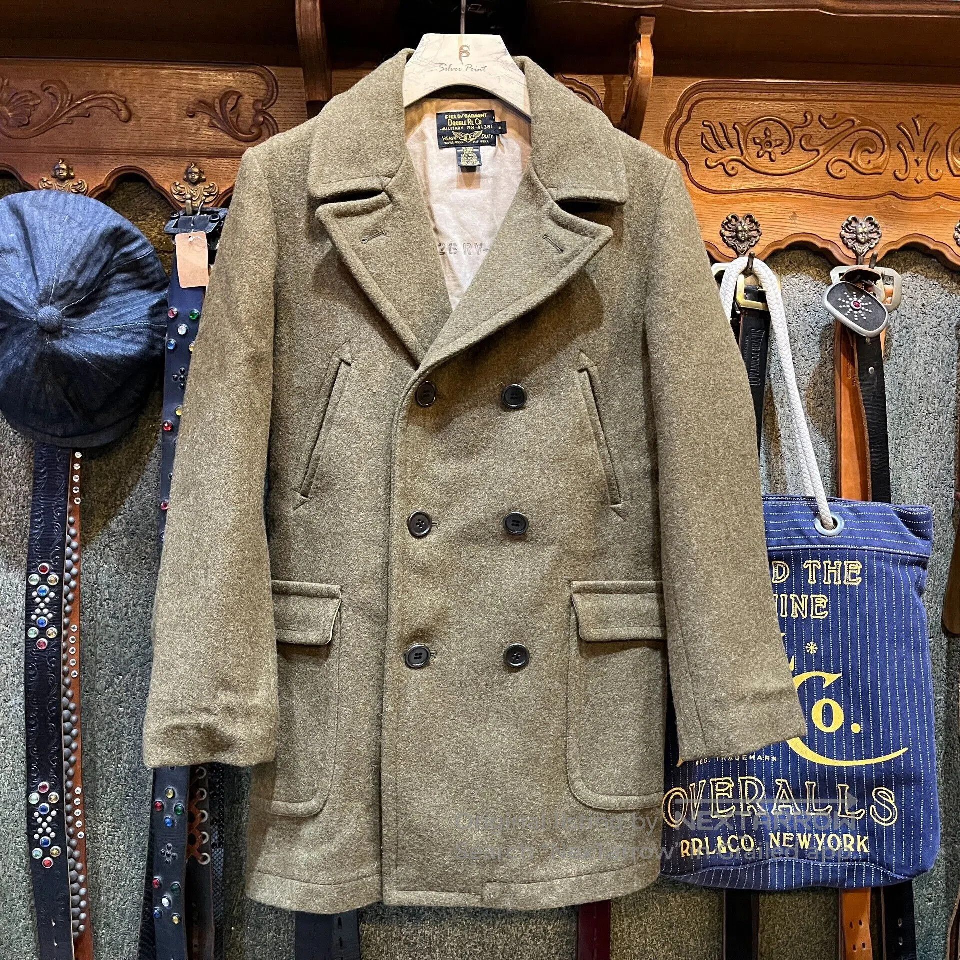RRL Wool Overcoat by Ralph Lauren.